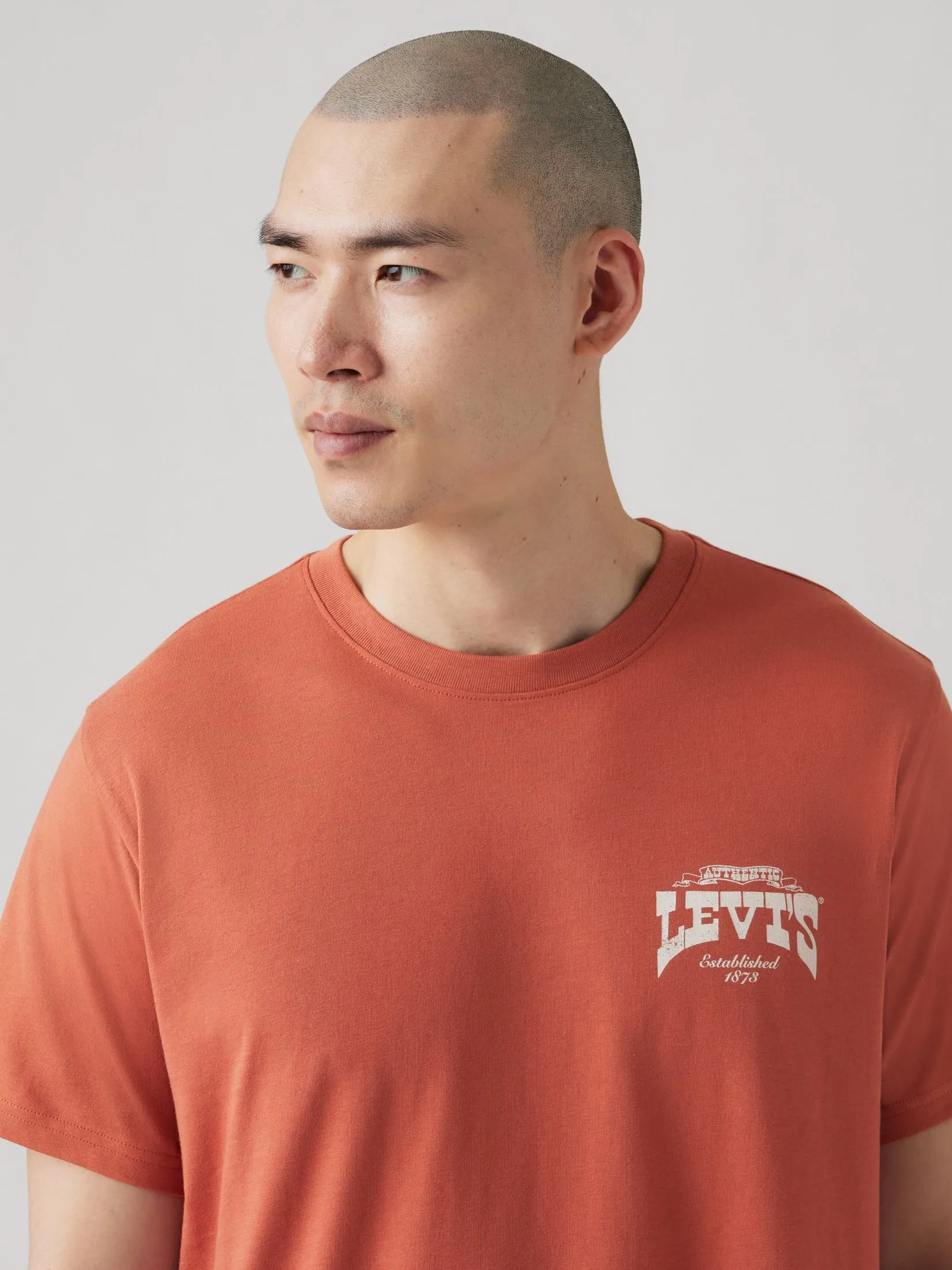 LEVI'S Men's Relaxed Fit Short Sleeve Graphic T-Shirt Red