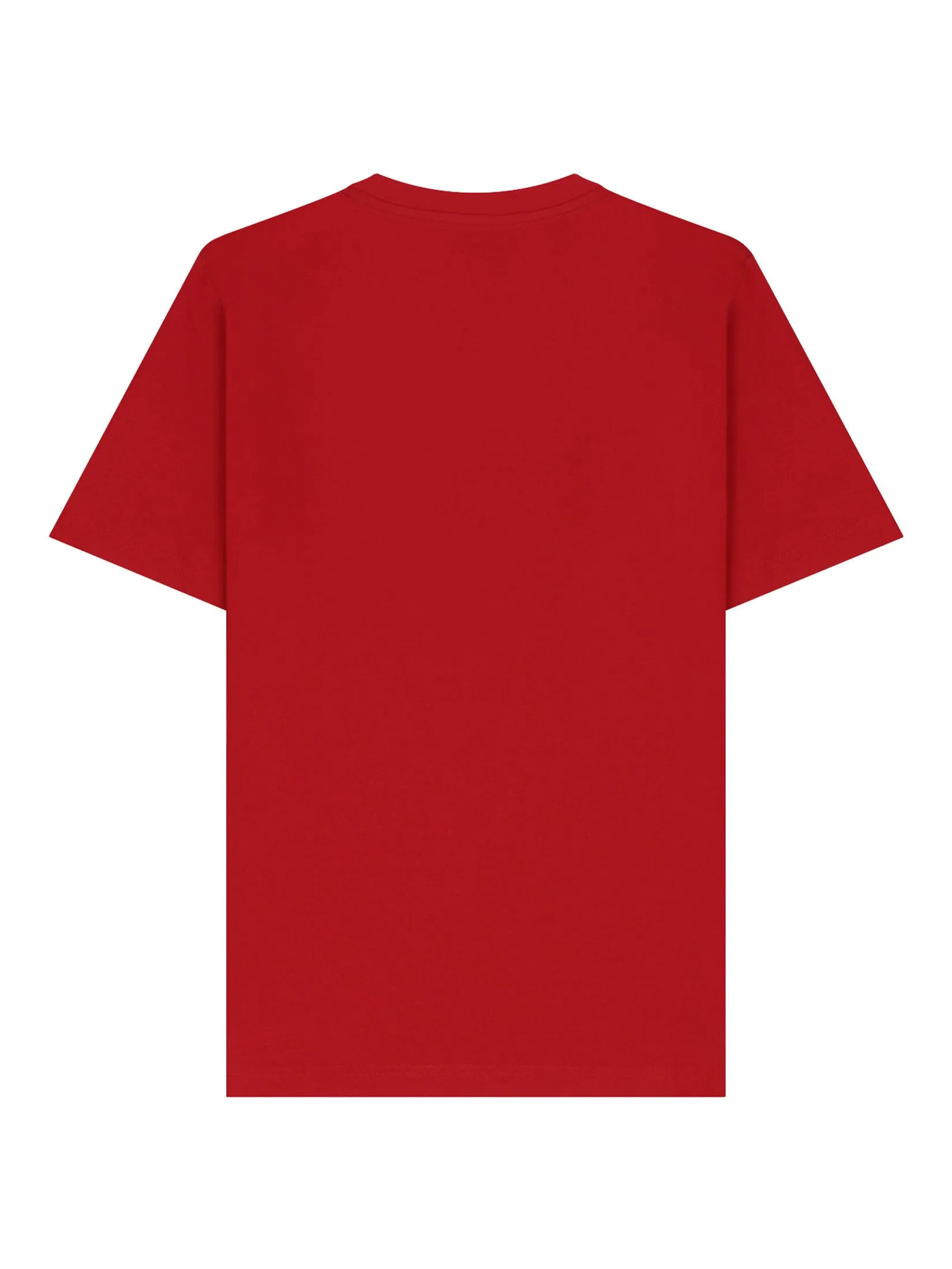 GIORDANO Men Liquid Touch Crew Neck Supremacy T-shirt (Smart Collar) Haute Red