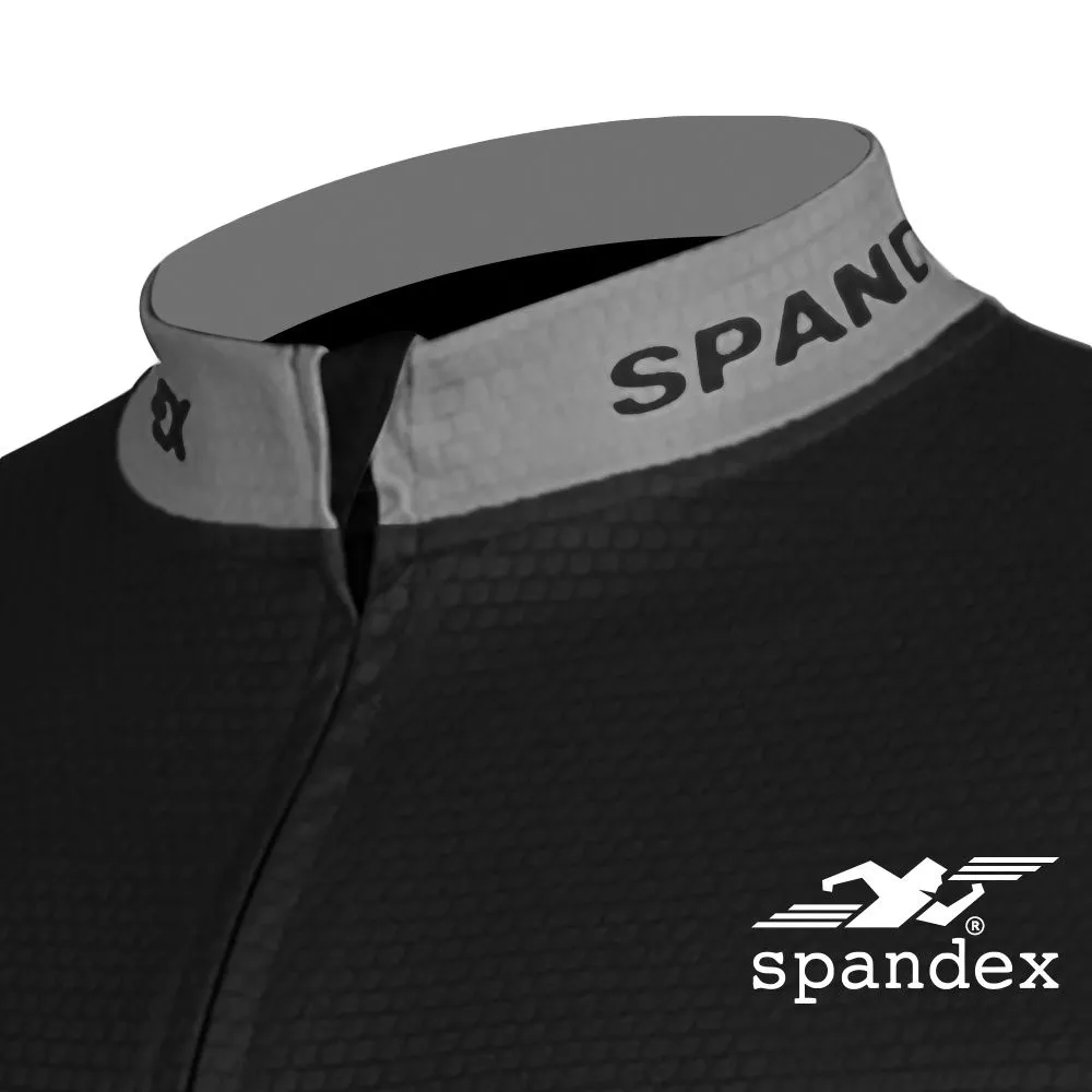 SPANDEX Black/Grey-CL002-Cycling Long Sleeve