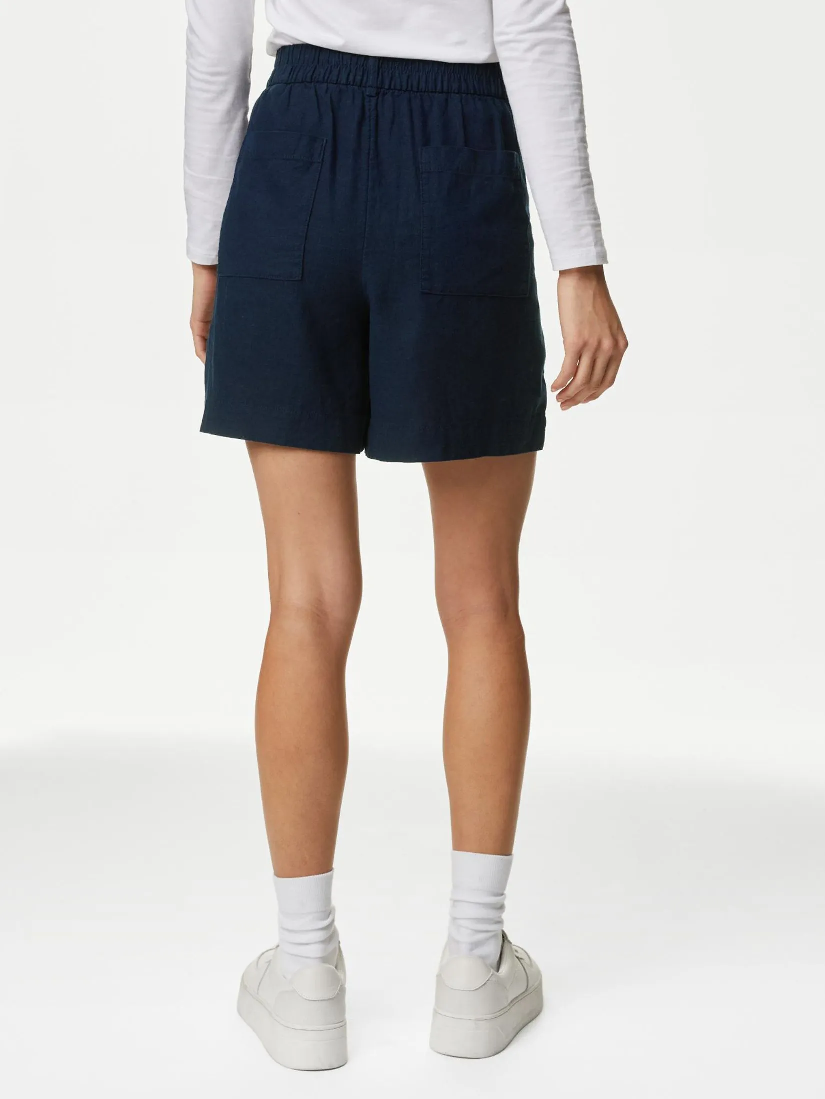 MARKS & SPENCER Women Shorts Linen Rich