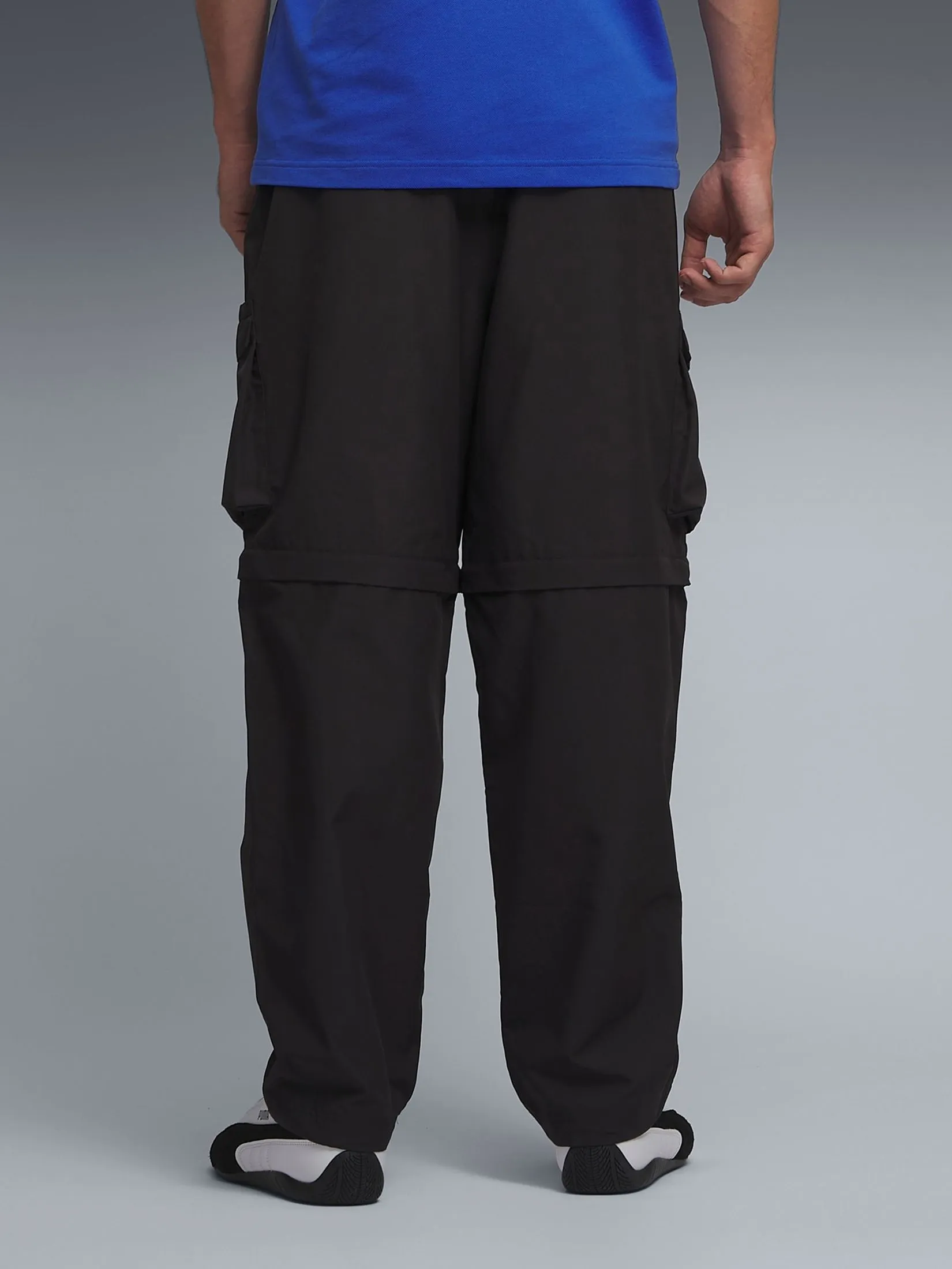 PUMA Men Cargo Pants Wardrobe Essentials 2In1 Puma Black