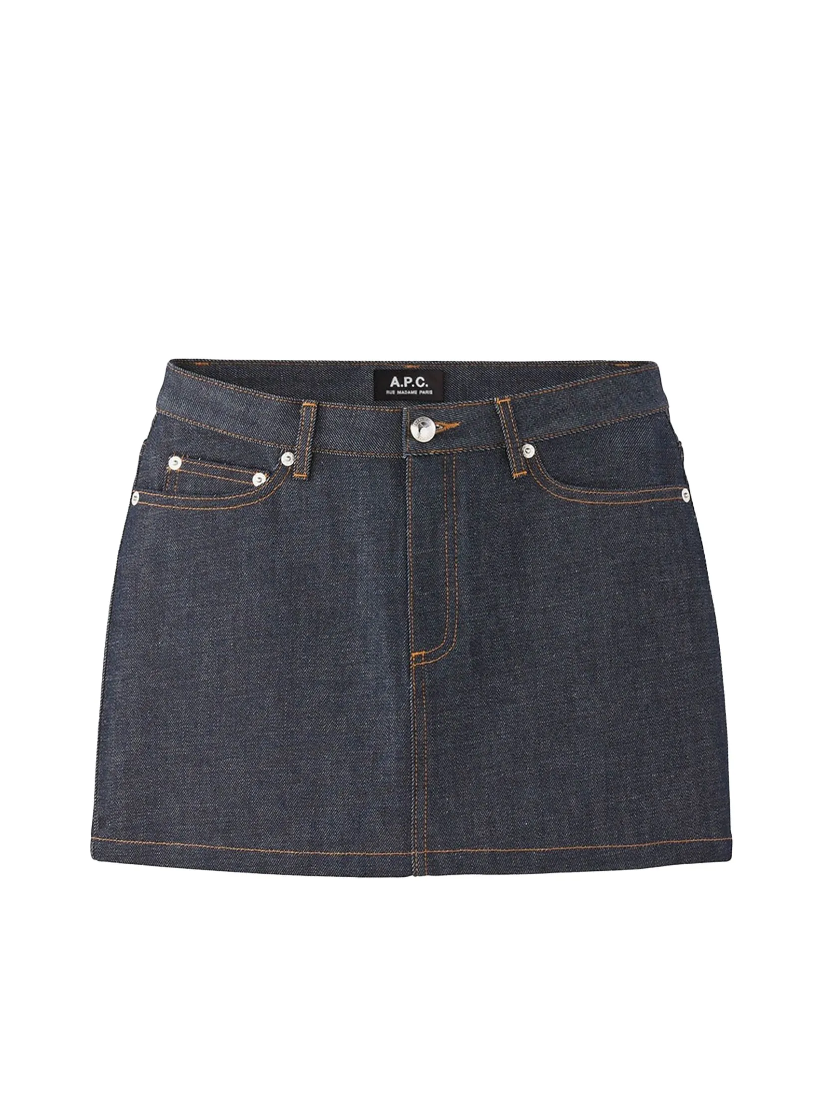 A.P.C. Women Skirt Mini Midnight Blue