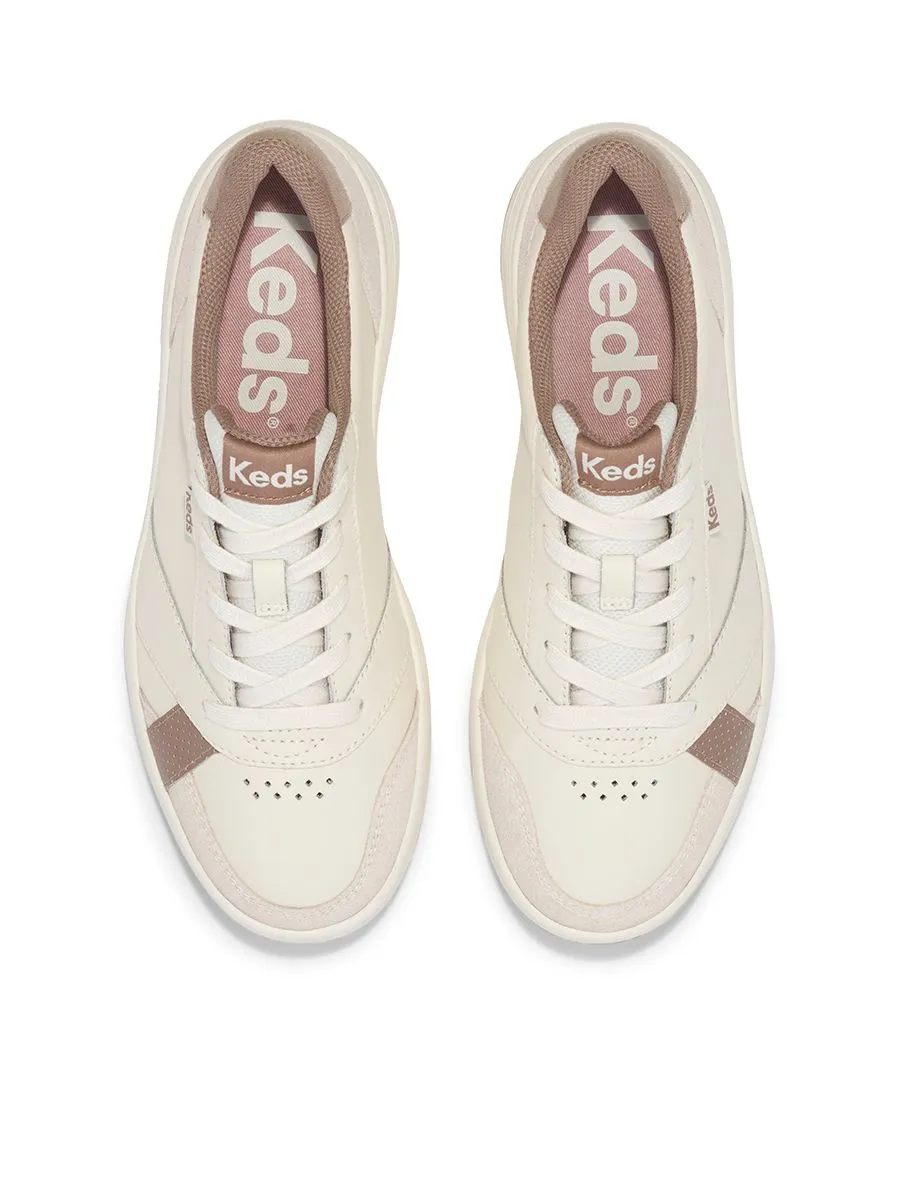 KEDS Women The Court Leather/Suede Brown