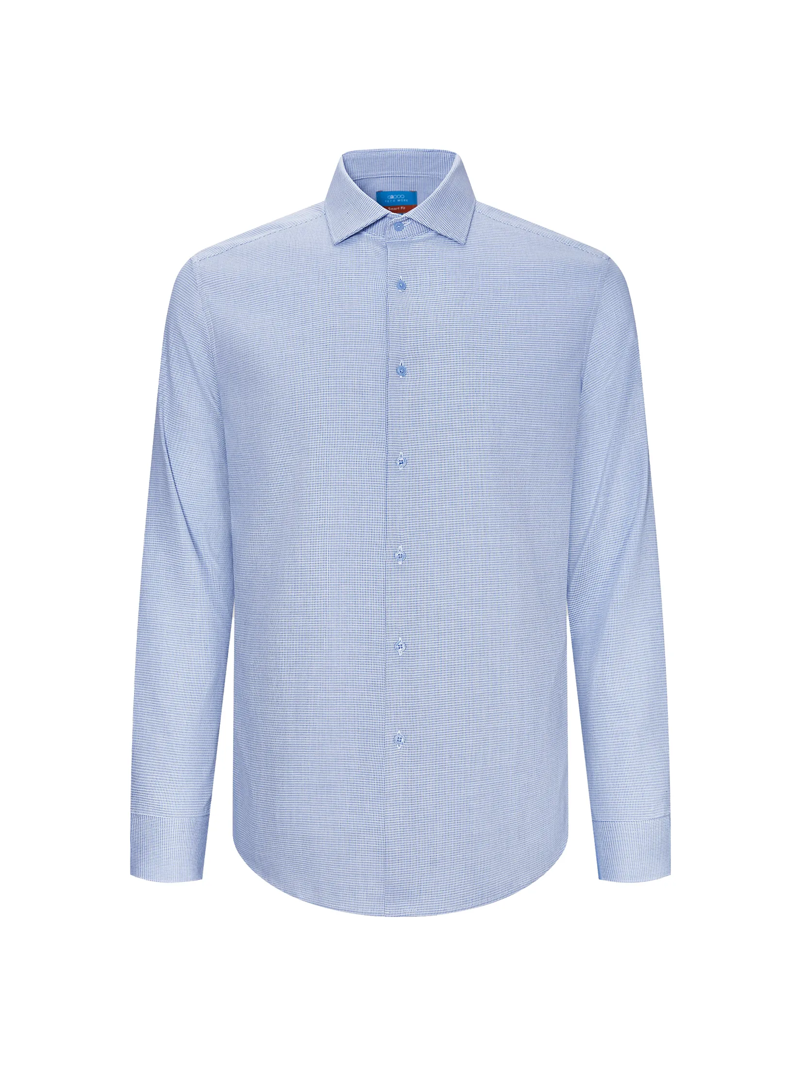 G2000 Men Clothing Non-Iron Cotton Blend Shirt  Smart Fit - Blue