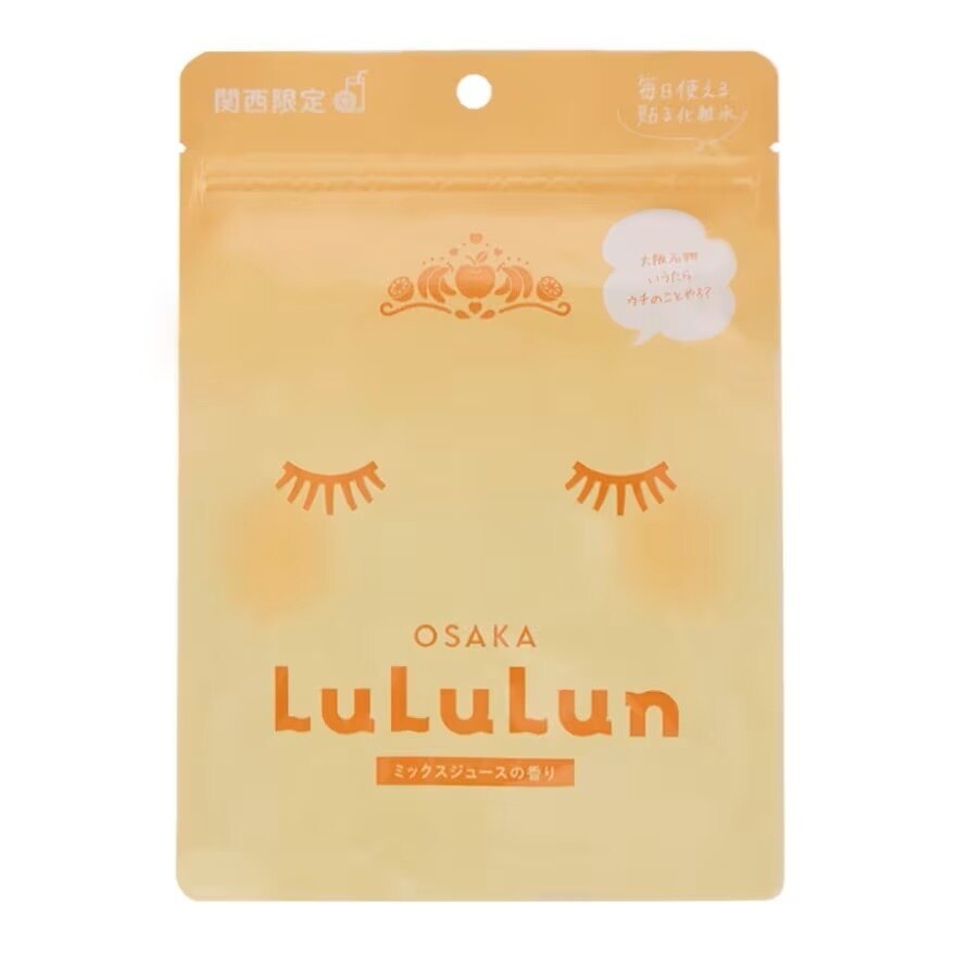 Lululun Face Mask Lululun Osaka M 1K 7'S มาสก์หน้า นุ่ม กระจ่างใส อิ่มน้ำ