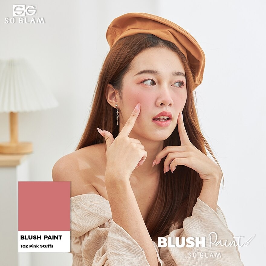 #So Glam Blush Paint Liquid Blusher 102