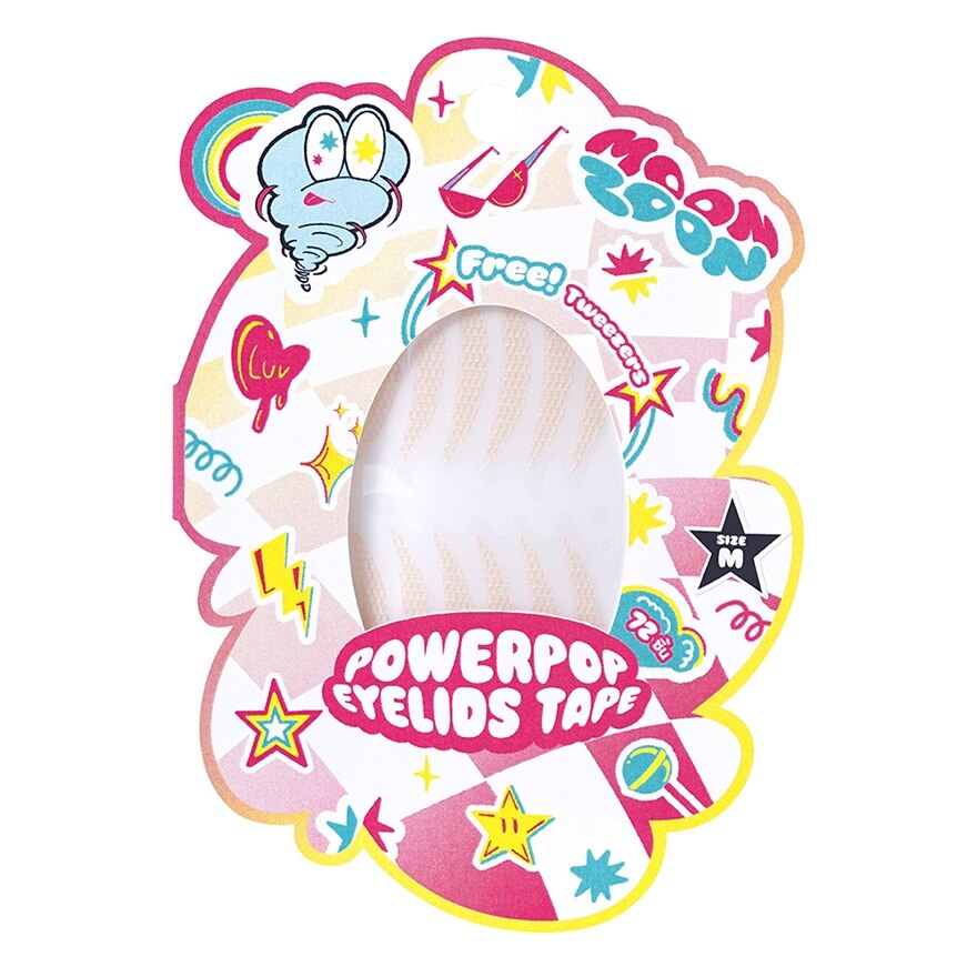 Moonzoon Powerpop Eyelids Tape Size M 72pcs.