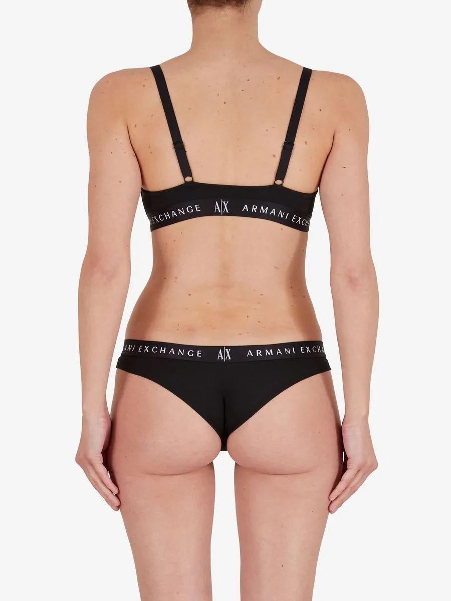 ARMANI EXCHANGE Women's Bra - Black