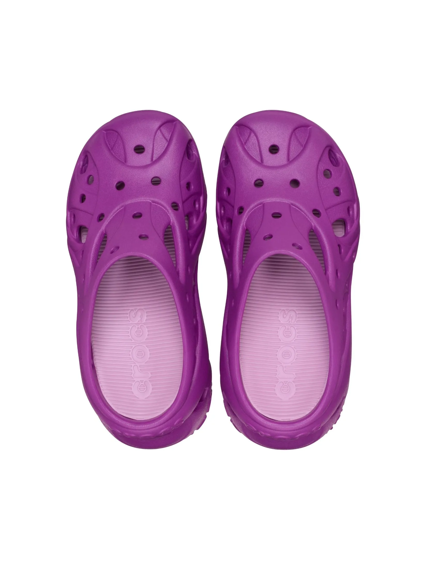 CROCS WOMEN'S CAGED CLOG - GRAPEBERRY