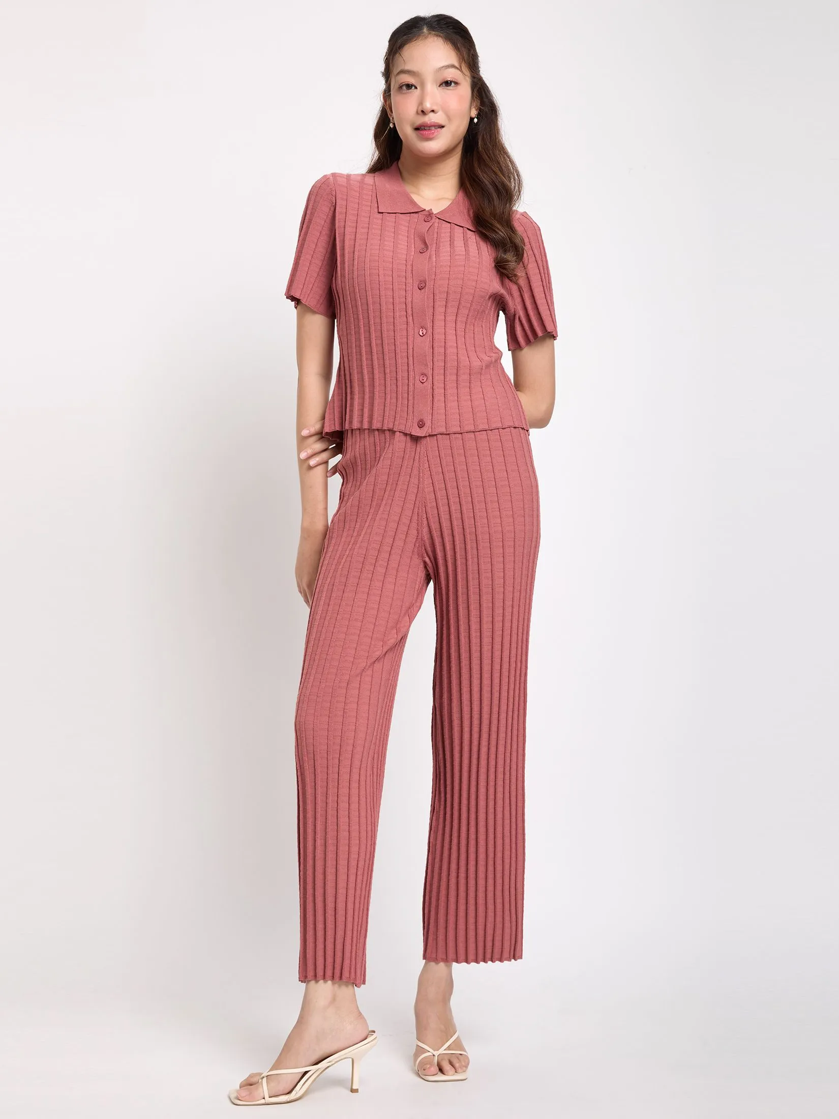 LOLITA Women Top Short Sleeve Textured Knit