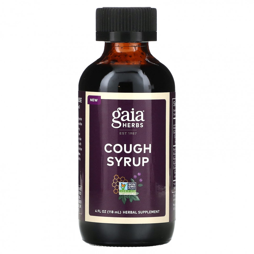 Gaia Herbs, Сироп от кашля, 118 мл (4 жидк. Унции)