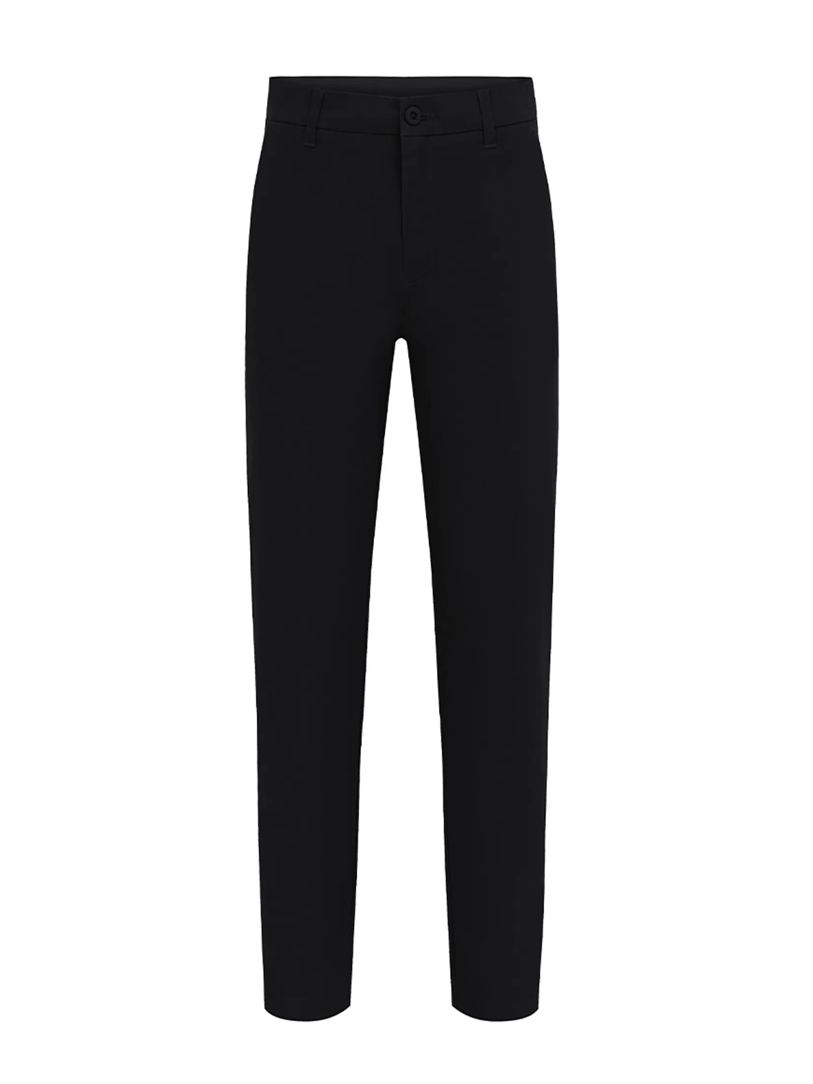 DAPPER Men Slim-Fit Comfort Chino Pants Black