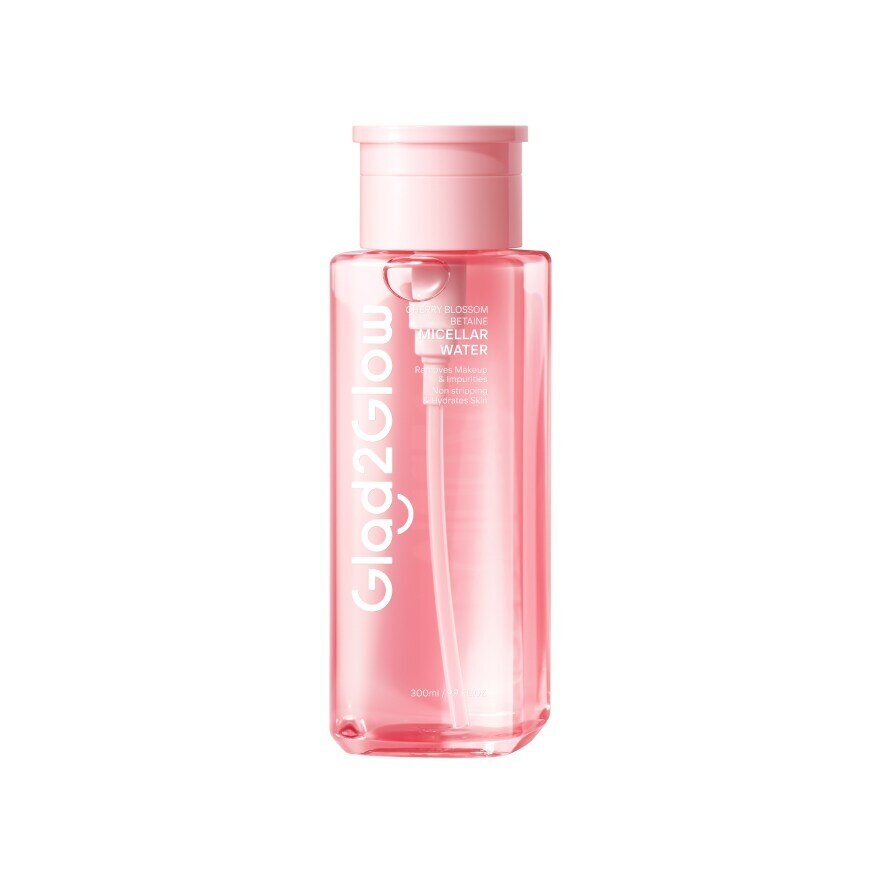 Glad2Glow Micellar Water Cherry Blossom Betaine 300 Ml. - ชมพู