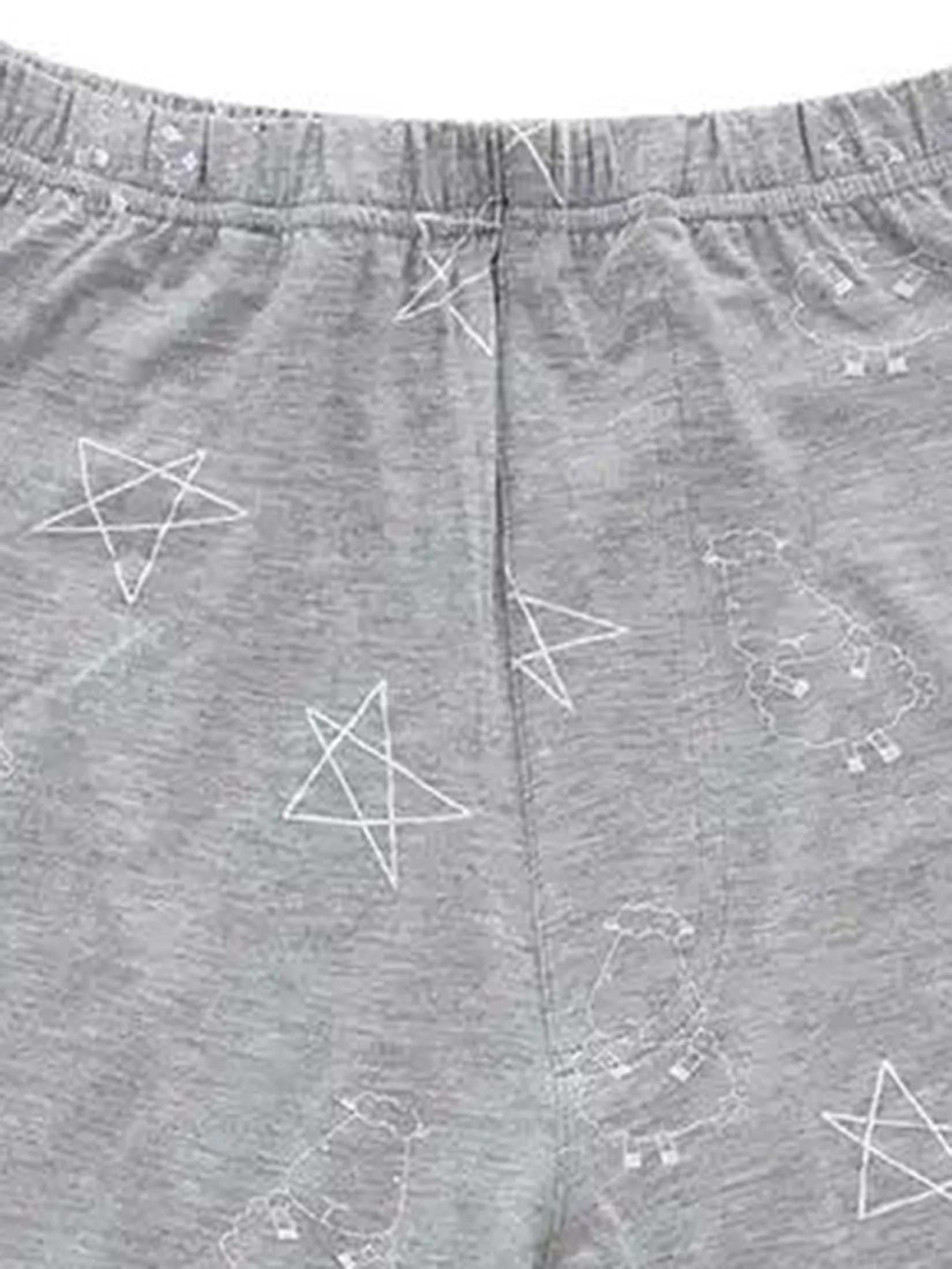 BAA BAA SHEEPZ Men Shorts Star Print Grey