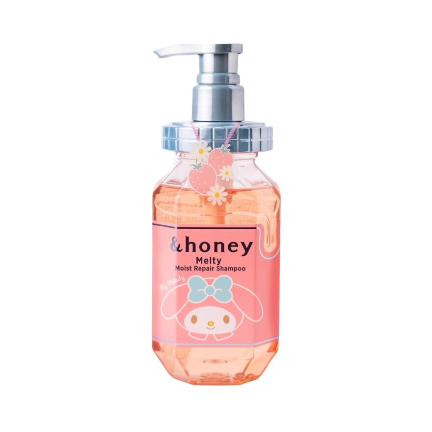 Honey Shampoo Melty Moist Repair My Melody 440 Ml. - Pink