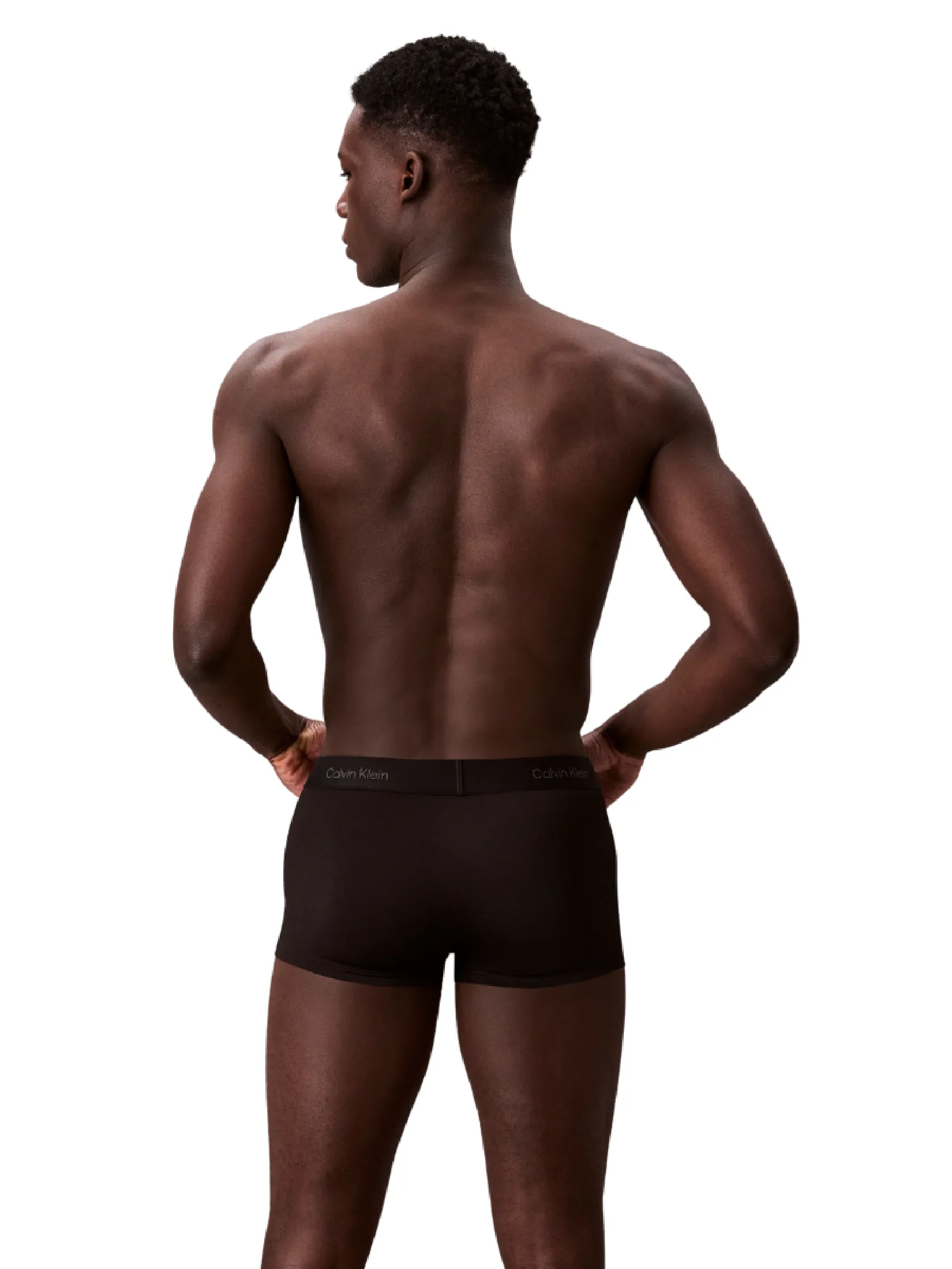 CALVIN KLEIN Men s Icon Logo Graphic Low Rise Trunk Black