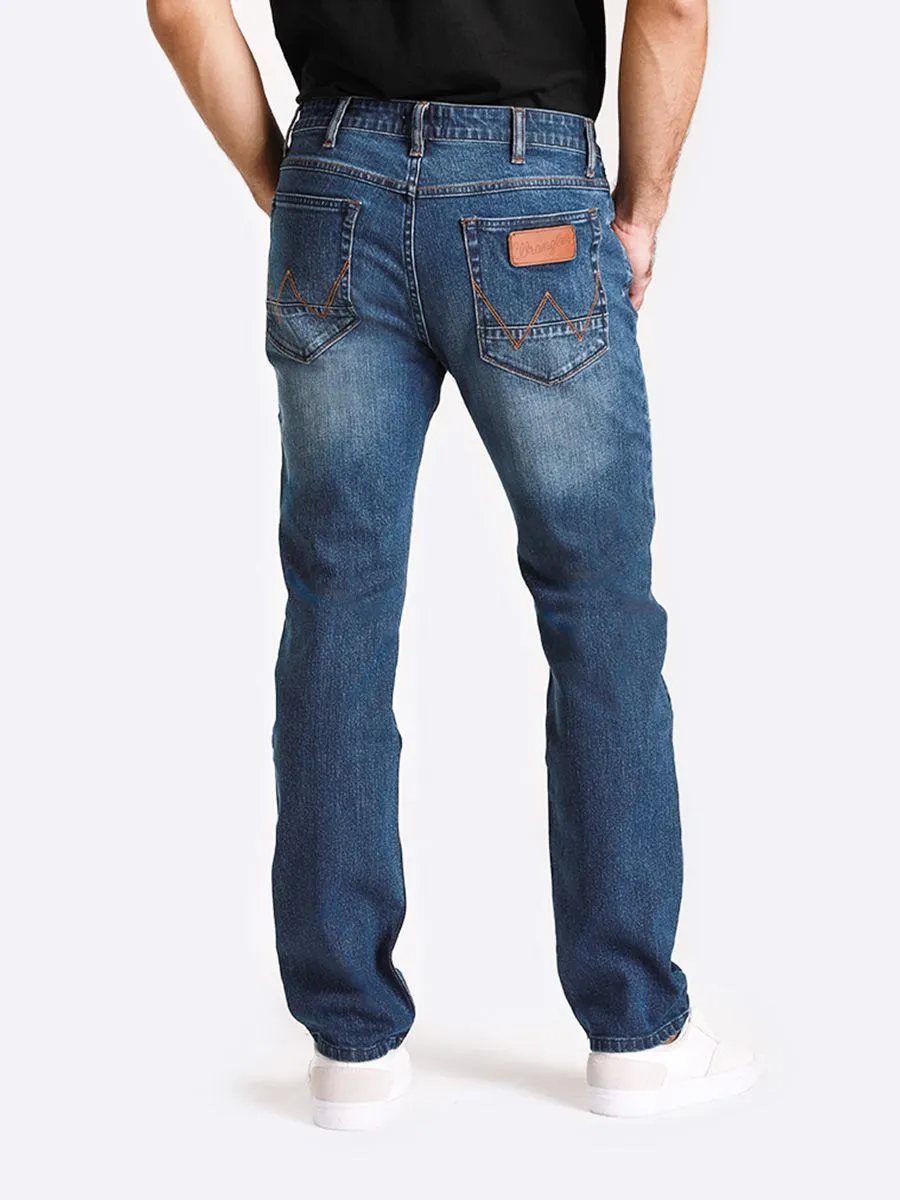 WRANGLER Men's Jeans Mid Greensboro Fit Denim
