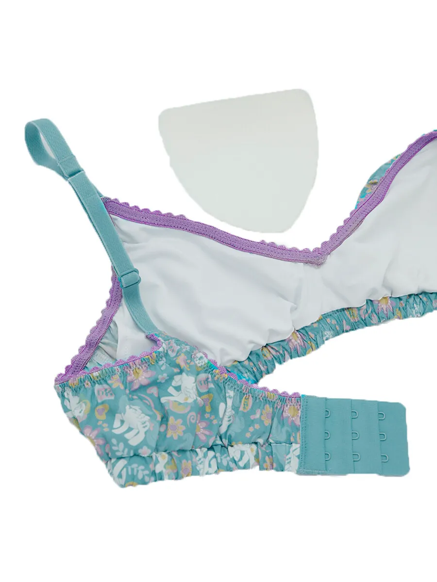 SABINA MY LITTLE PONY WIRELESS BRA - DARK GREEN