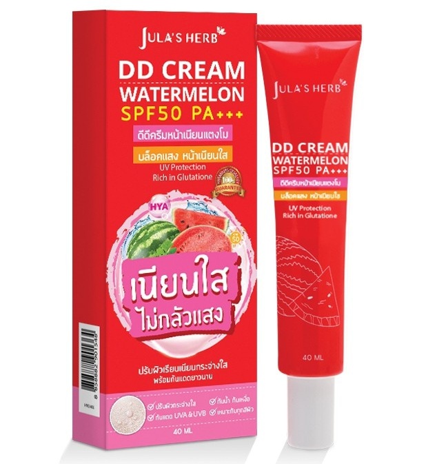 Солнцезащитный арбузный DD крем для лица SPF 50 PA+++ Jula`s Herb 8 или 40 мл