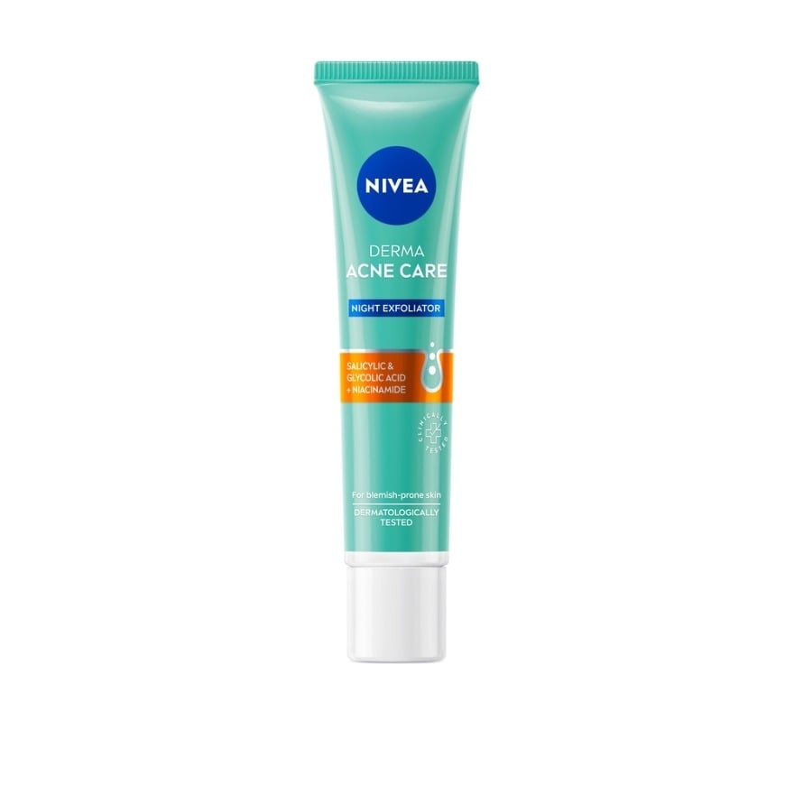 Nivea Derma Acne Care Night Exfoliator 40 Ml. - Green