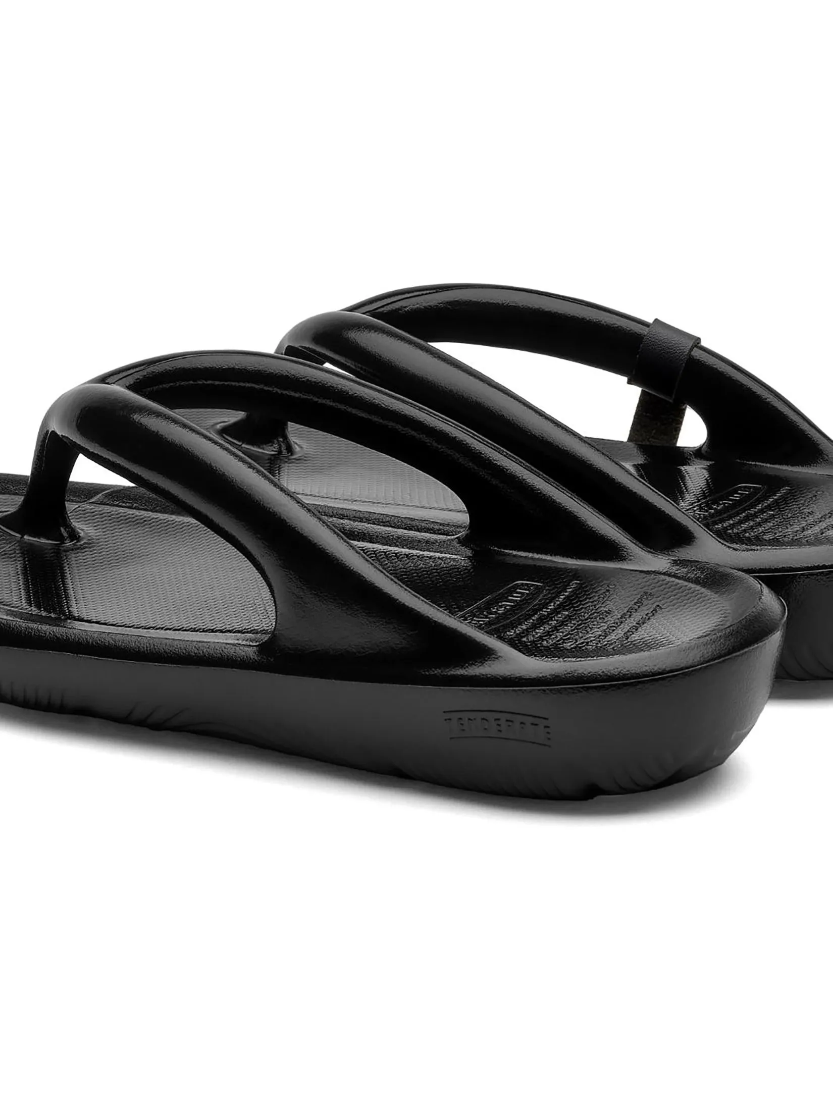 TAW&TOE Unisex Sandals Zerovity Flip Flop OG Glossy Black