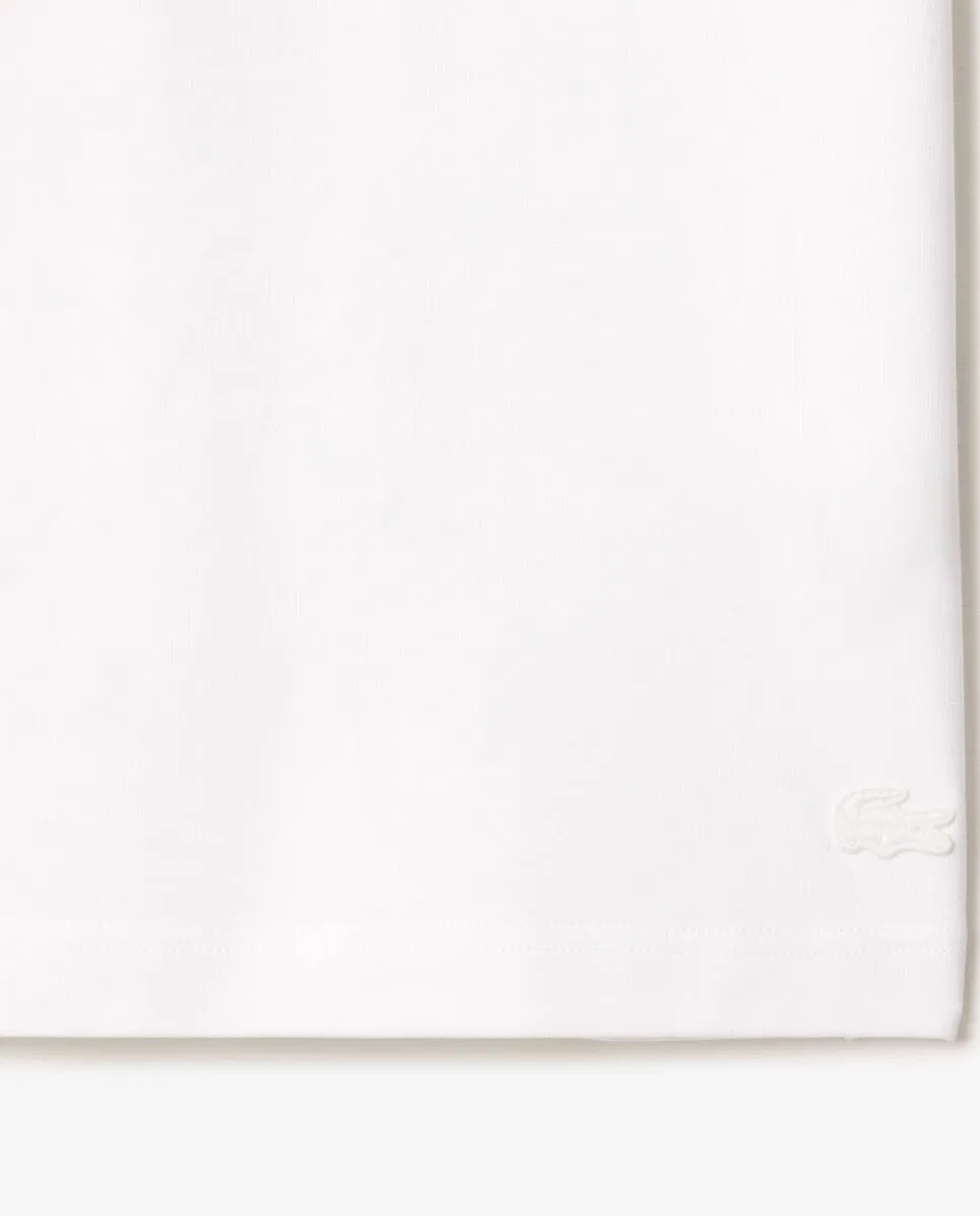 LACOSTE Heavy Cotton Logo T-shirt White