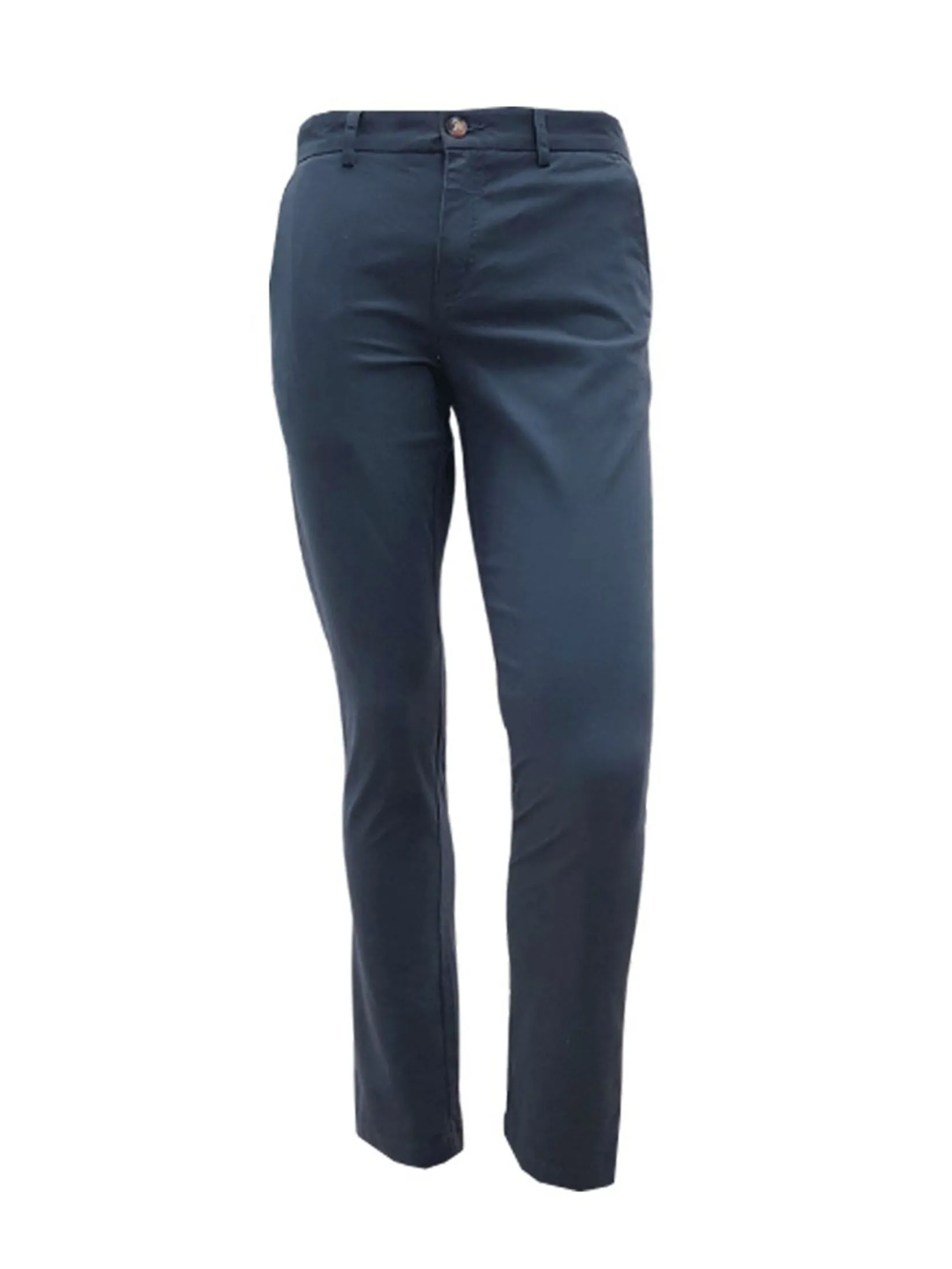 GUY LAROCHE MENWEAR Men’s Pants – Soft Touch, Comfortable, Structured Fabric, Slim Fit, Navy – Model BSC6301P5NV