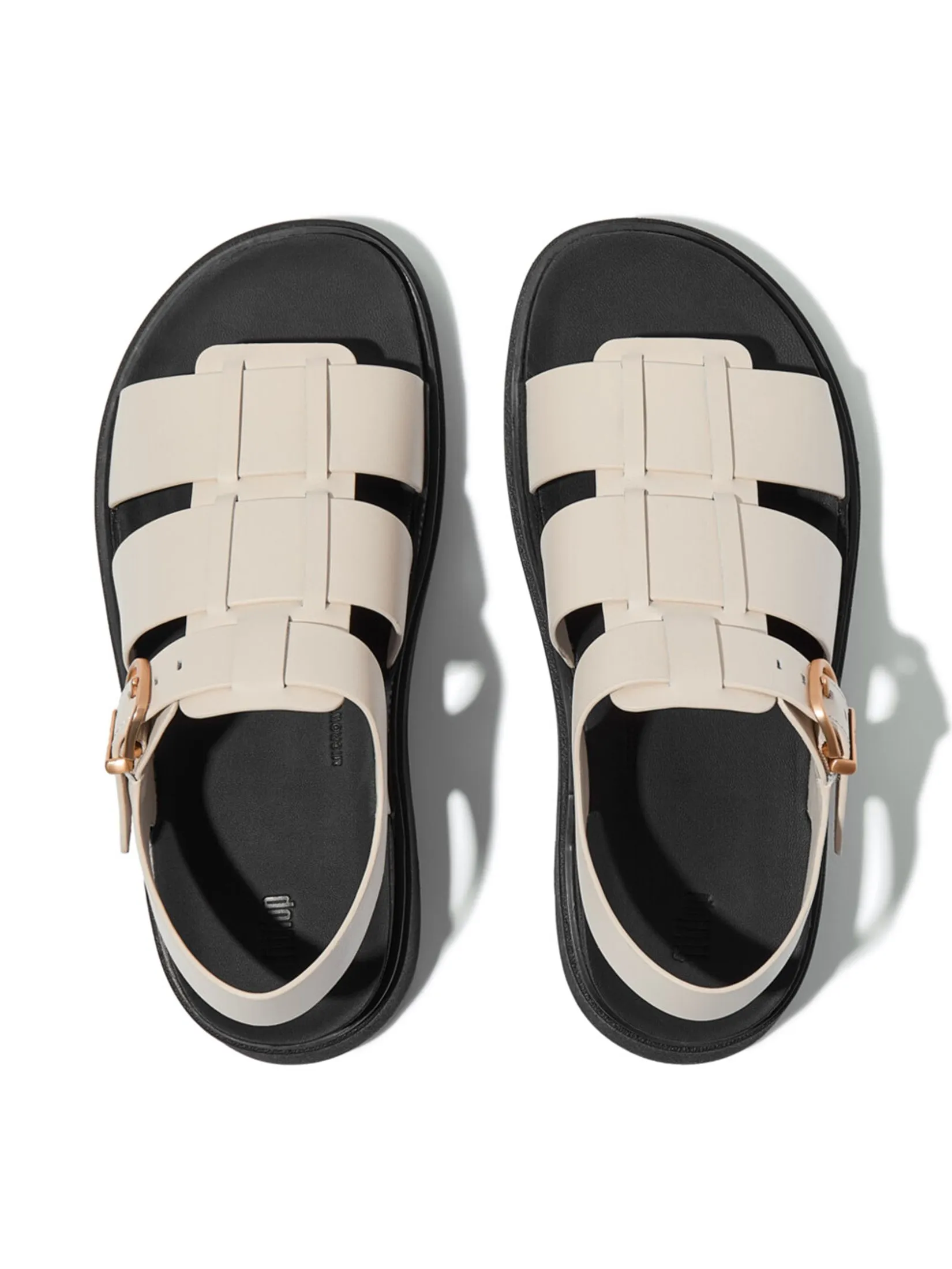 FitFlop™ WOMEN'S GEN-FF LEATHER FISHERMAN BEIGE