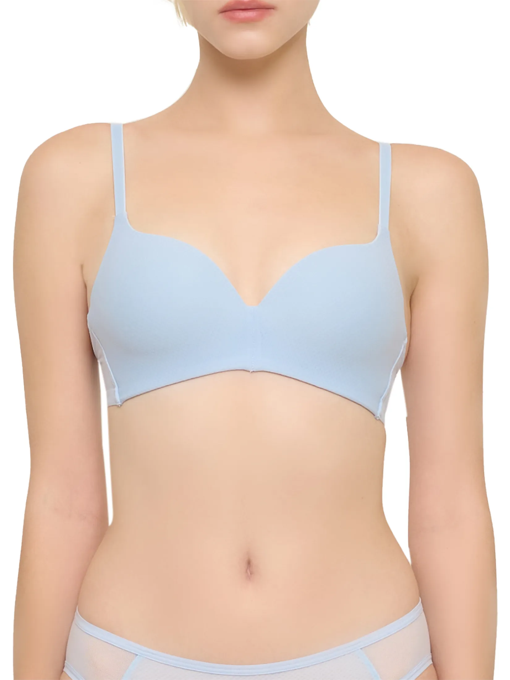 WACOAL Wacoal Cool Innovation Wireless Bra Saxe Blue Size - A70