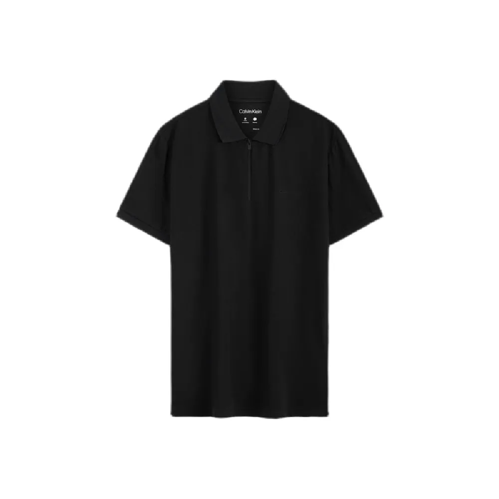 CALVIN KLEIN Men s Regular Fit Polos Black