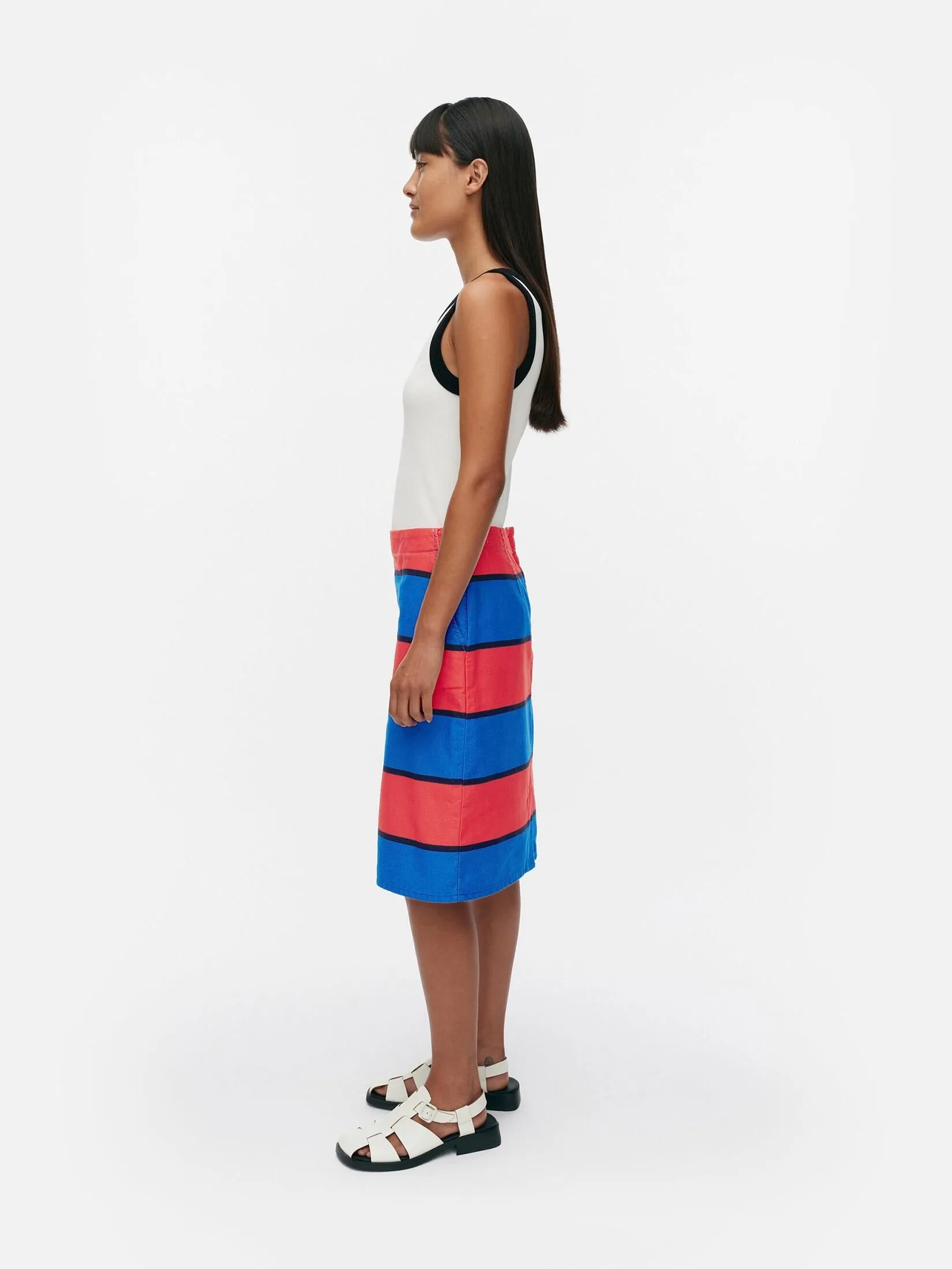 MARIMEKKO BLUE/RED WOMAN ALUSSA GALLERIA SKIRT
