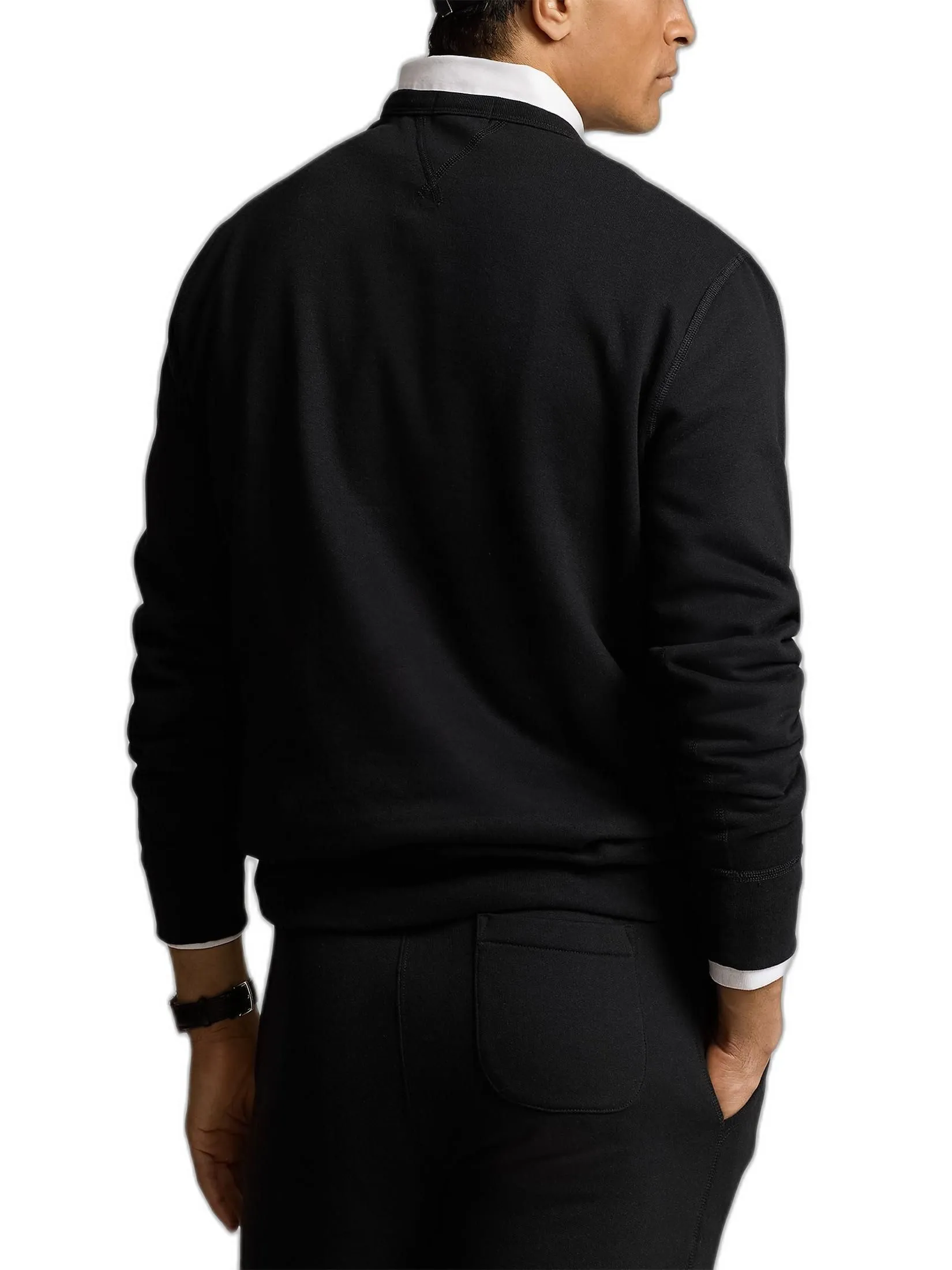 POLO RALPH LAUREN Men Pullover-The RL Fleece Sweatshirt MNPOKNI16820266-Black