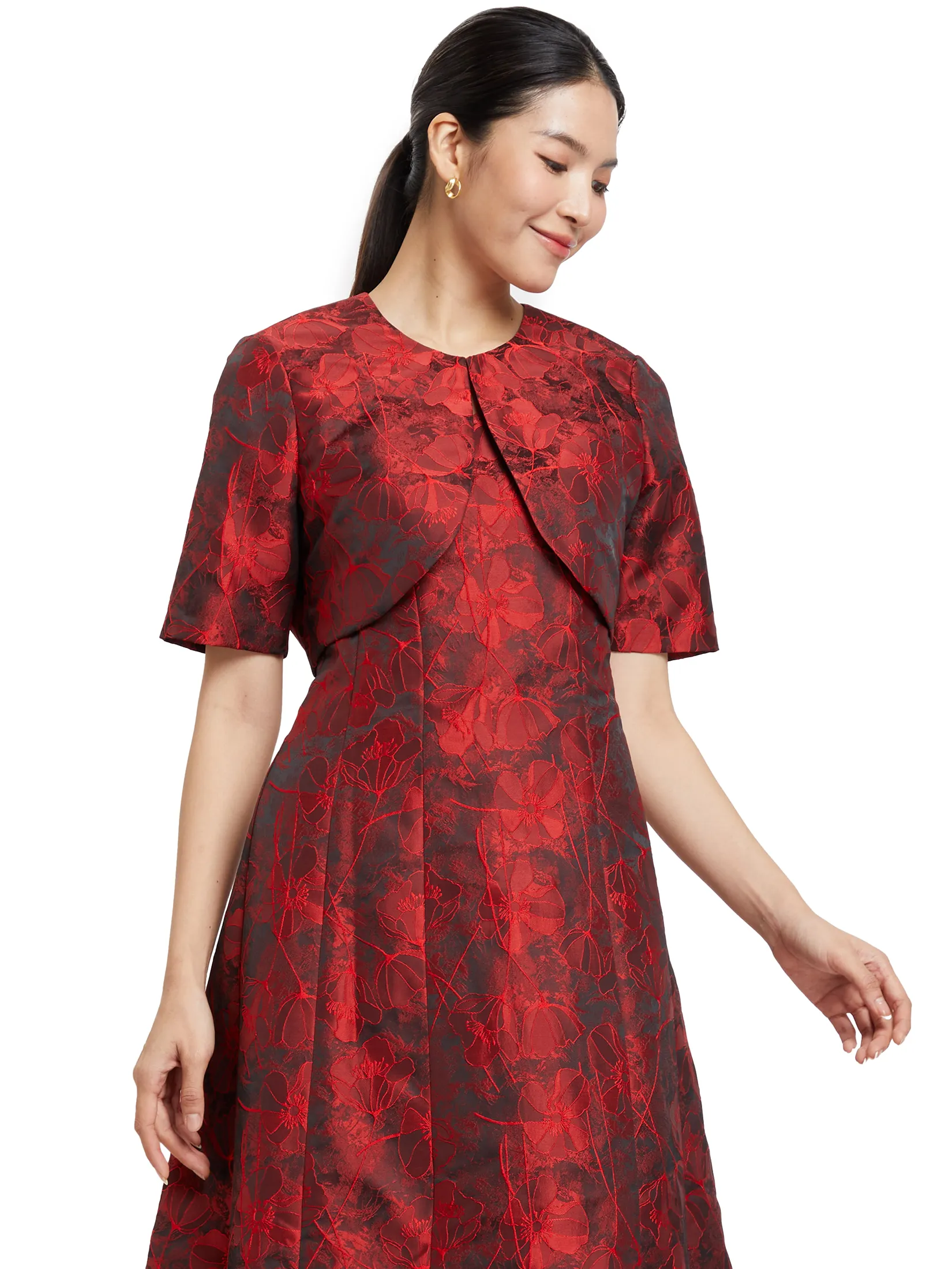 EXPRESSIONS EVENING Women Jacket Short Sleeves Print