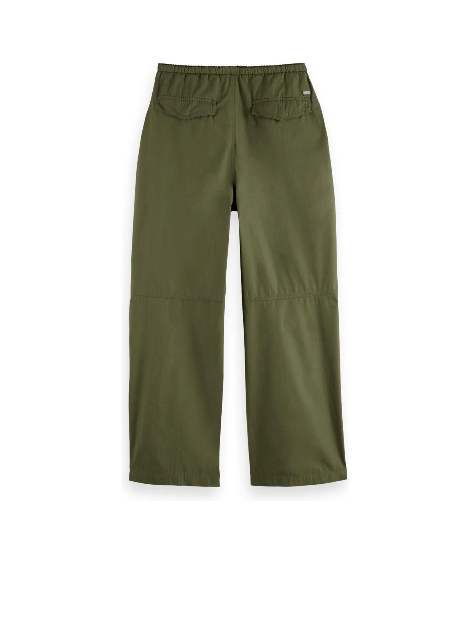 SCOTCH&SODA Women Cargo Pant Ivy Mid-Rise Wide-Leg Classic Green