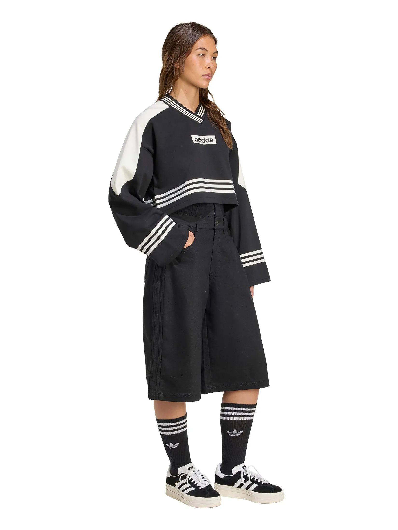 ADIDAS Women Jorts Firebird Utility JX7592 Black