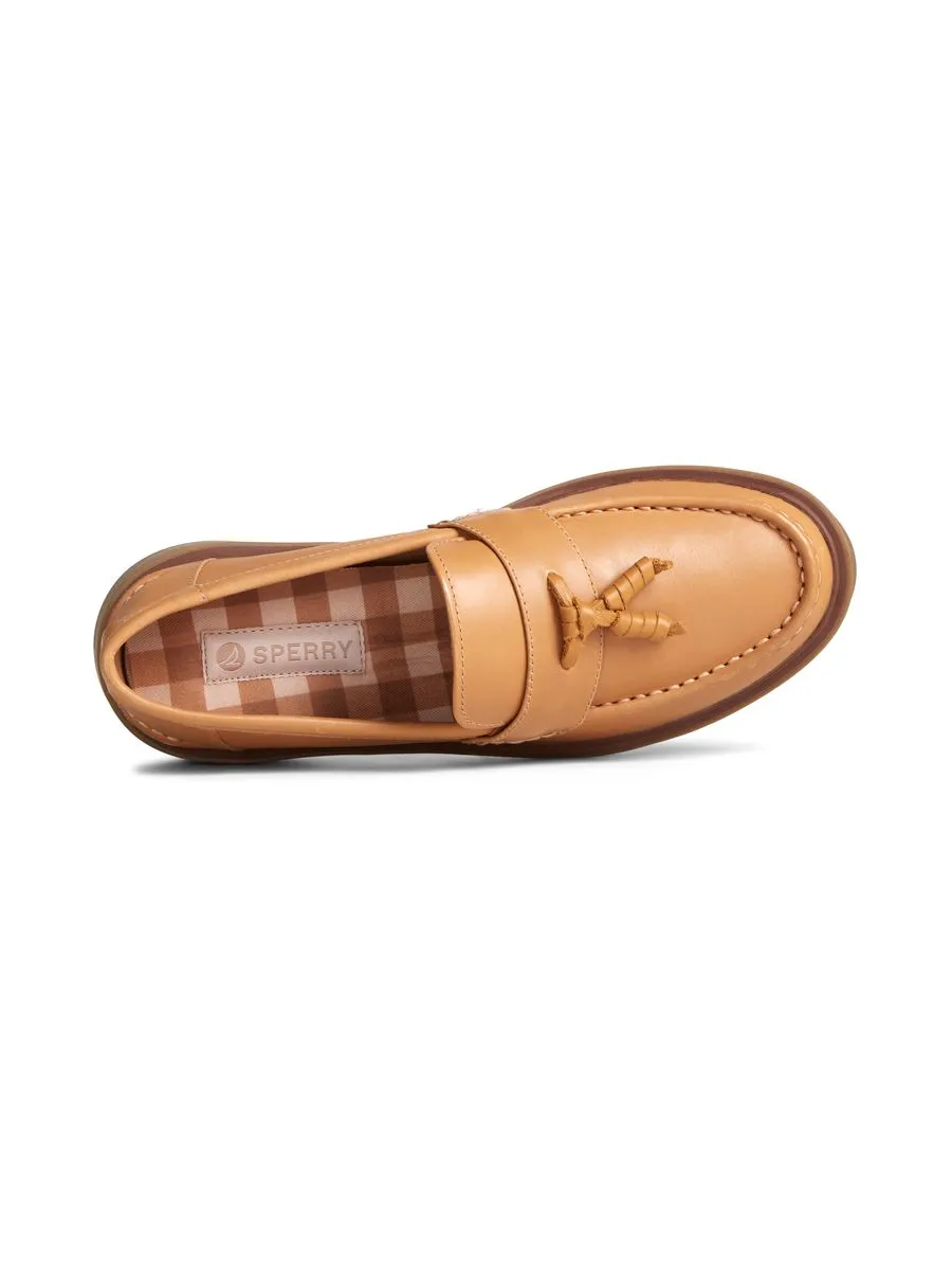 SPERRY WOMEN BAYSIDE LOAFER LEATHER BROWN