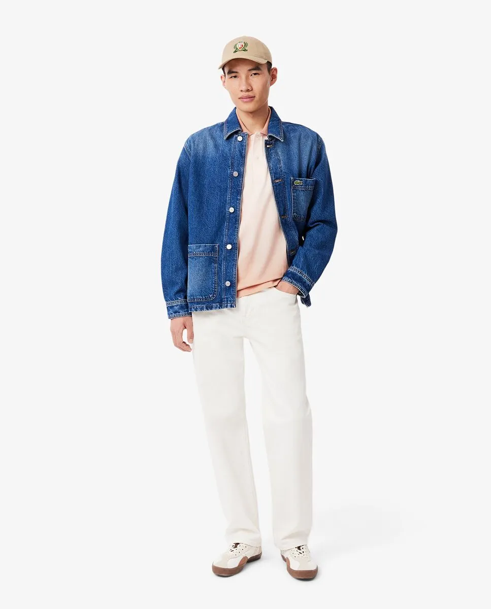 LACOSTE Classic Fit Ombr  Print L.12.12 Polo Shirt Pink