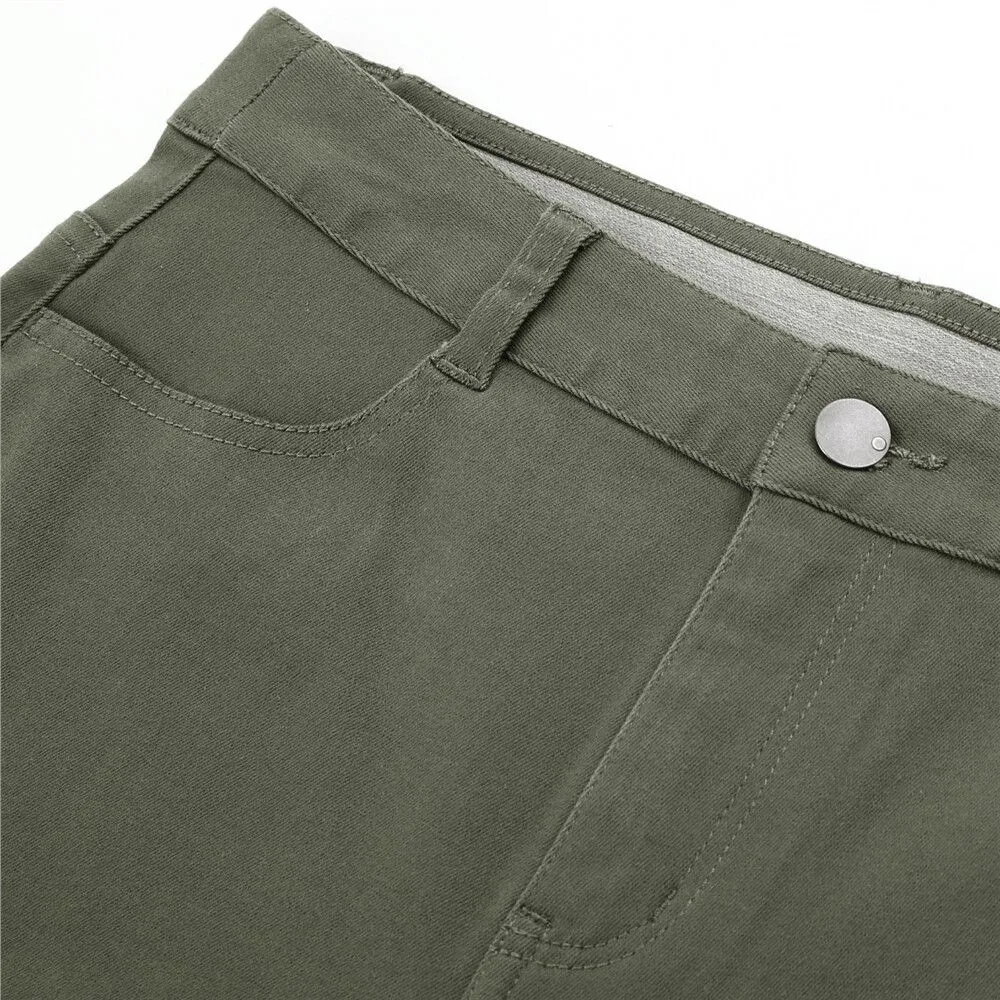 GIORDANO Green Women's Super Stretch High Waist Slim Tapered Pants