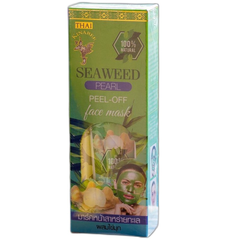 Маска пленка с жемчужной пудрой и водорослями Thai Kinaree 120 мл