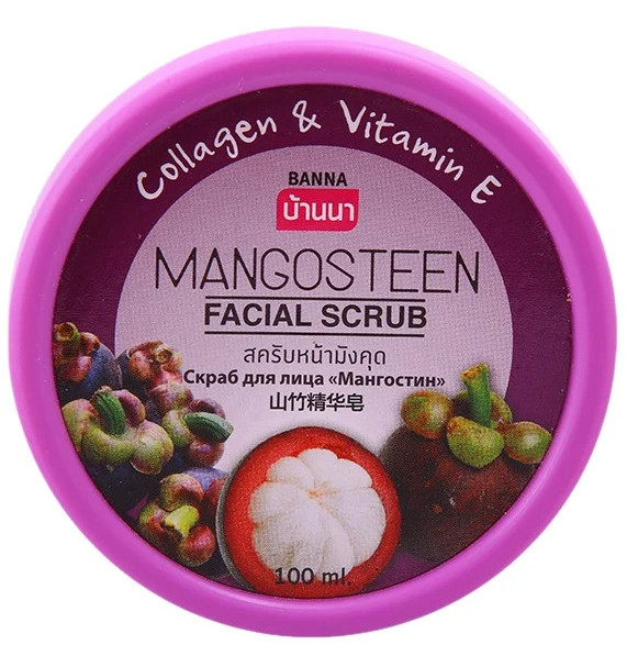 Скраб для лица с мангостином Banna 100 мл