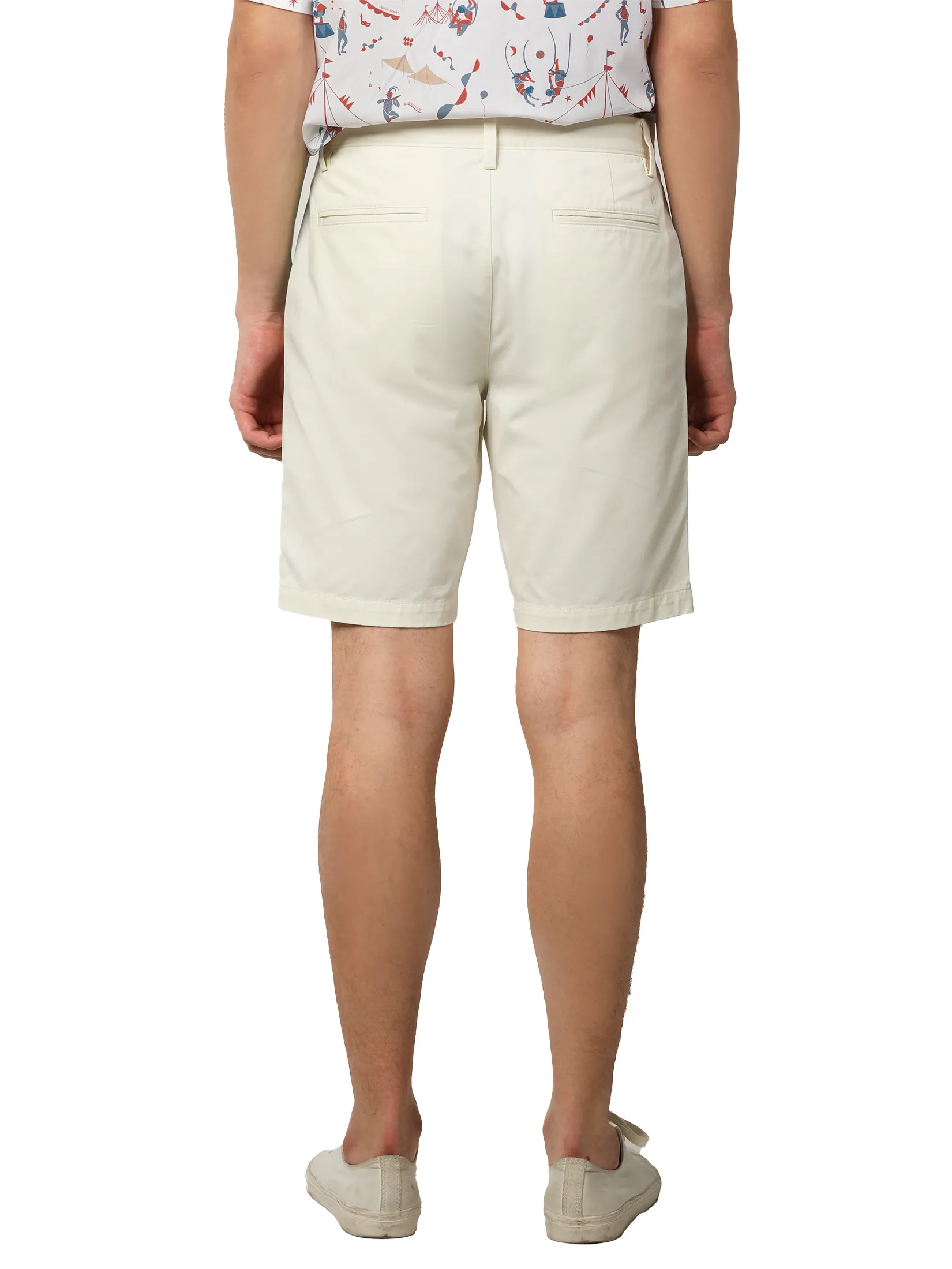 JOHN HENRY Men s Shorts (Slim Fit) MERRIMENT Cream