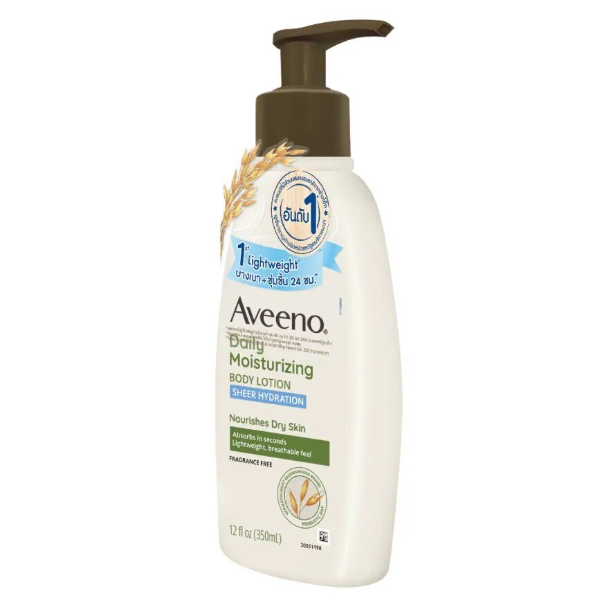 Aveeno Daily Moisturizing Lotion Sheer Hydration 350 ml. Nourishes Dry Skin