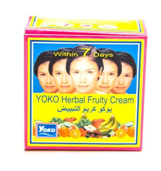 Отбеливающий крем с фруктовыми кислотами "Эффект за 7 дней" Yoko 4 гр