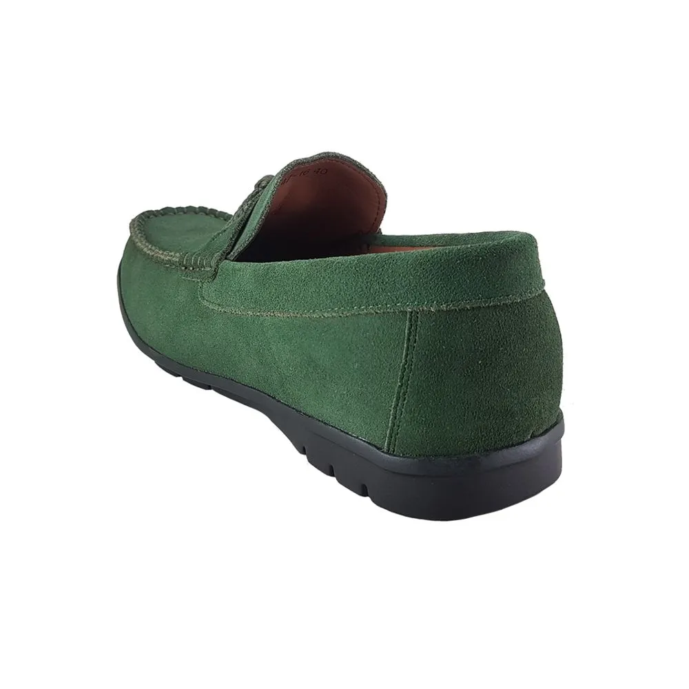 FREEWOOD SHOES Men Loafer knot-khaki green