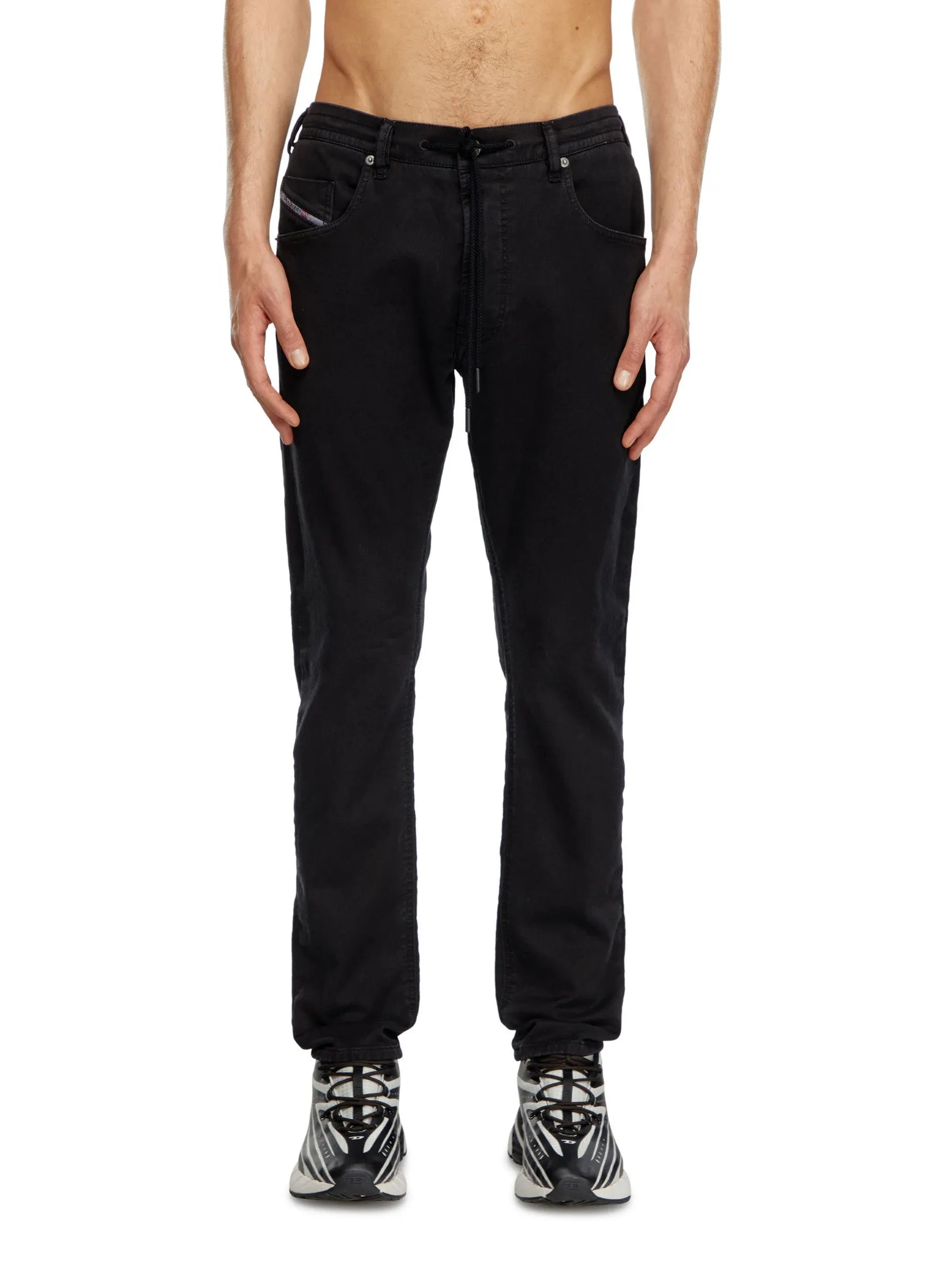 DIESEL Men Jeans Pants 2032 D-KROOLEY-B JOGG Sweat je Black