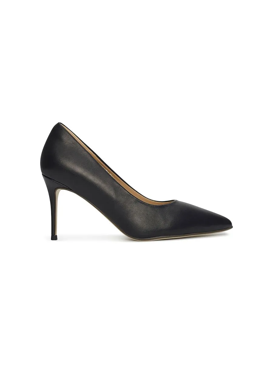 SHU WOMEN  CELEB HEELS 3.5" IN MILAN - MATTE BLACK