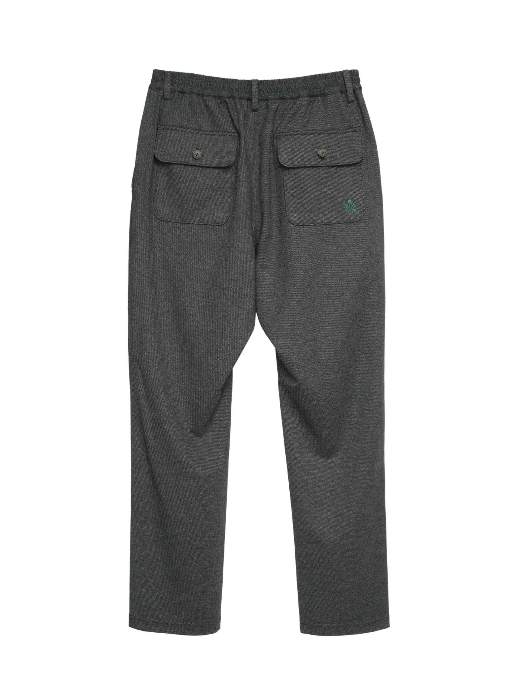 TAKEO KIKUCHI MEN BLACK WOOL LIKE JERSEY AND COMFY PANTS