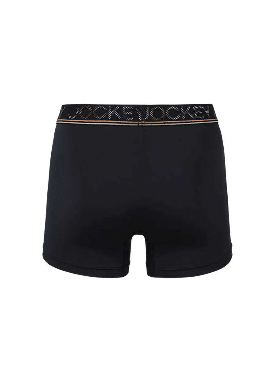JOCKEY UNDERWEAR Men's COOLING JADE TRUNKS BLACK