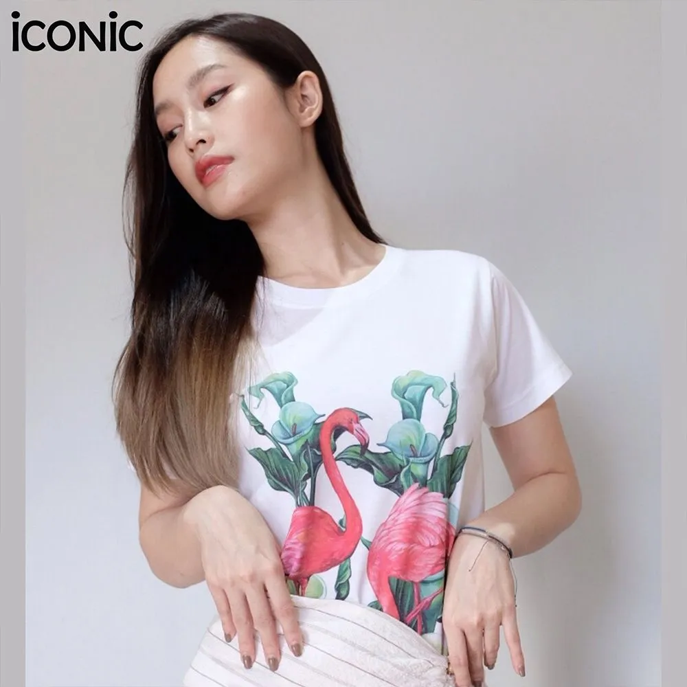 ICONIC White CALLA T-SHIRT Model CALLA5634