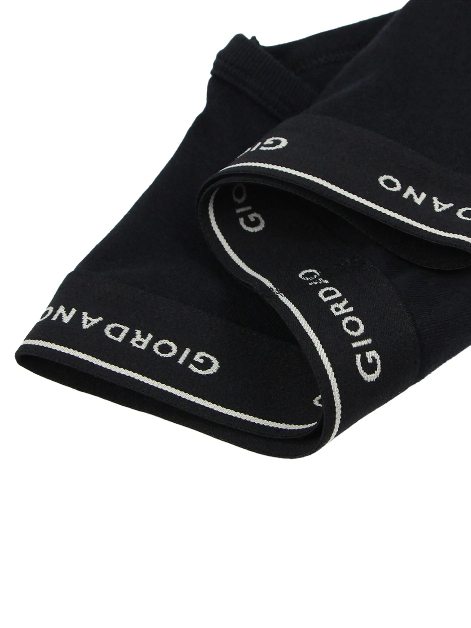 GIORDANO Men's Cotton Plain Classic Briefs (6-Pieces) Black